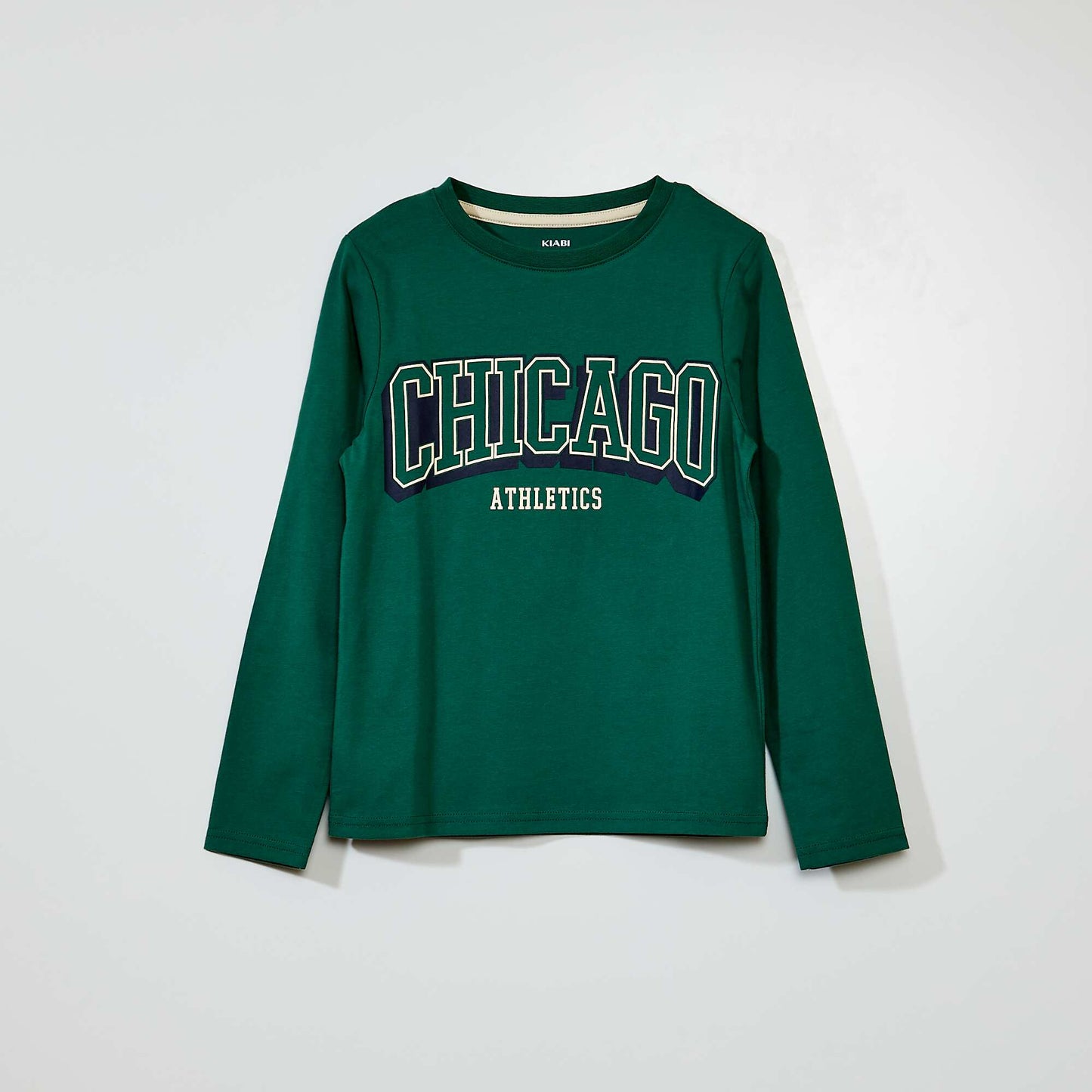 Long-sleeved jersey T-shirt GREEN