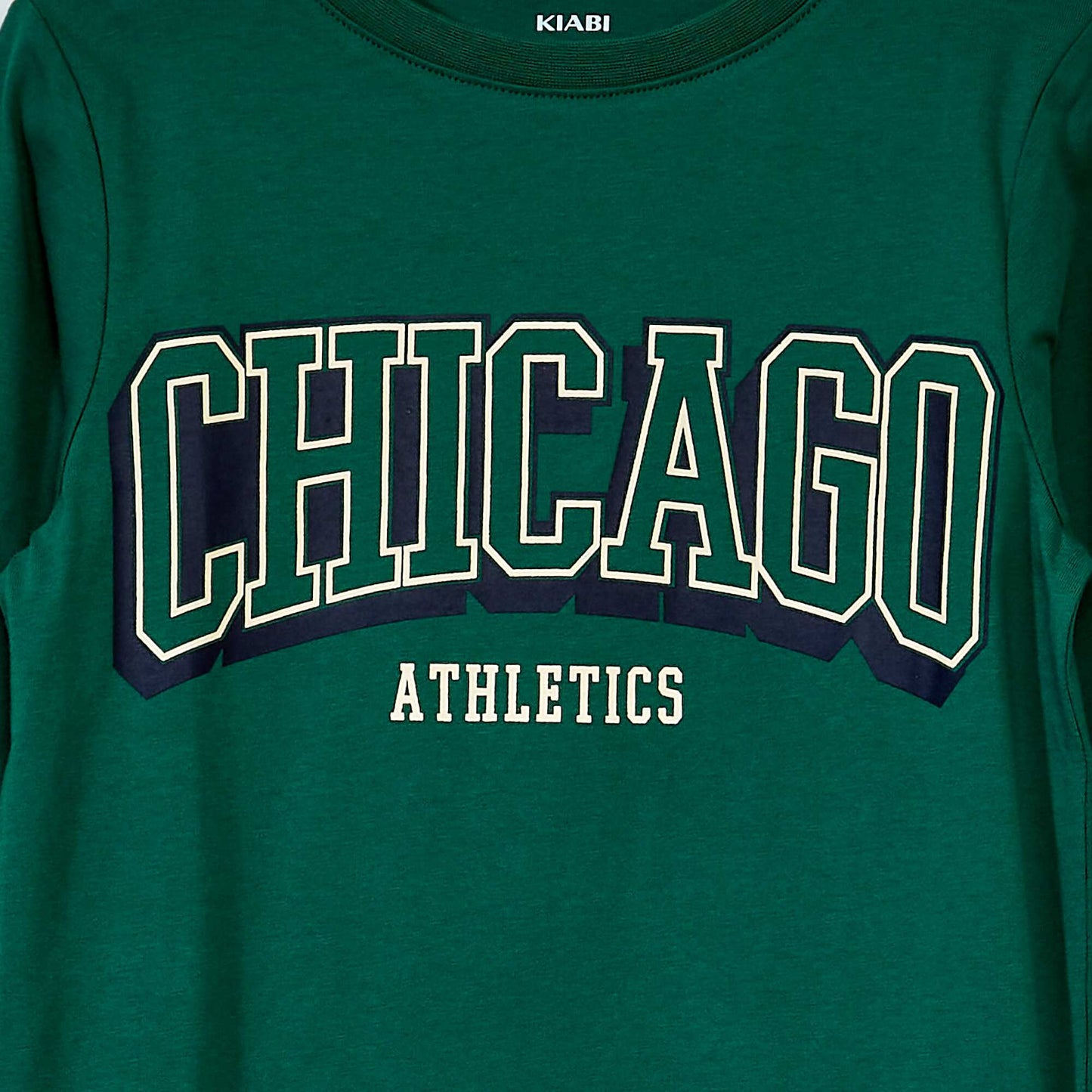 Long-sleeved jersey T-shirt GREEN