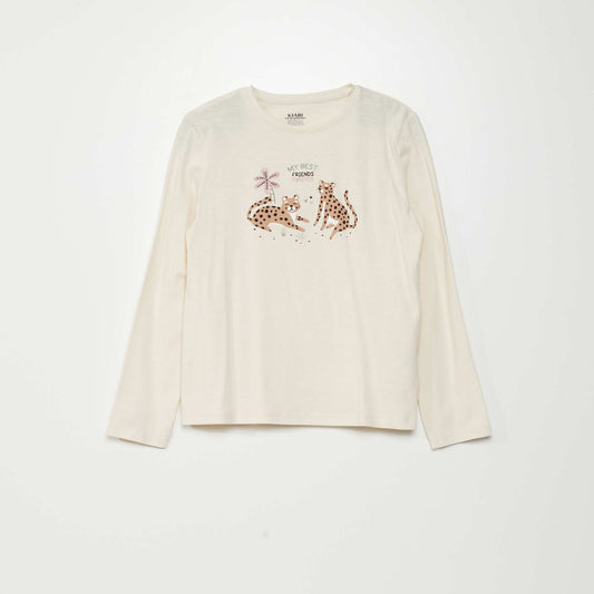 Long-sleeved jersey T-shirt EGG_WILD