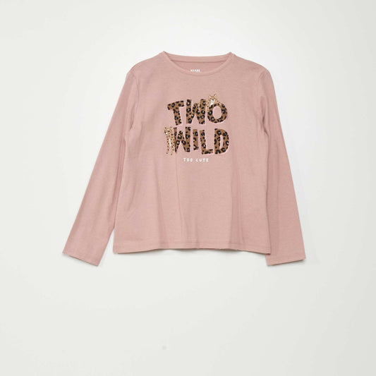 Long-sleeved jersey T-shirt WOOD_WILD