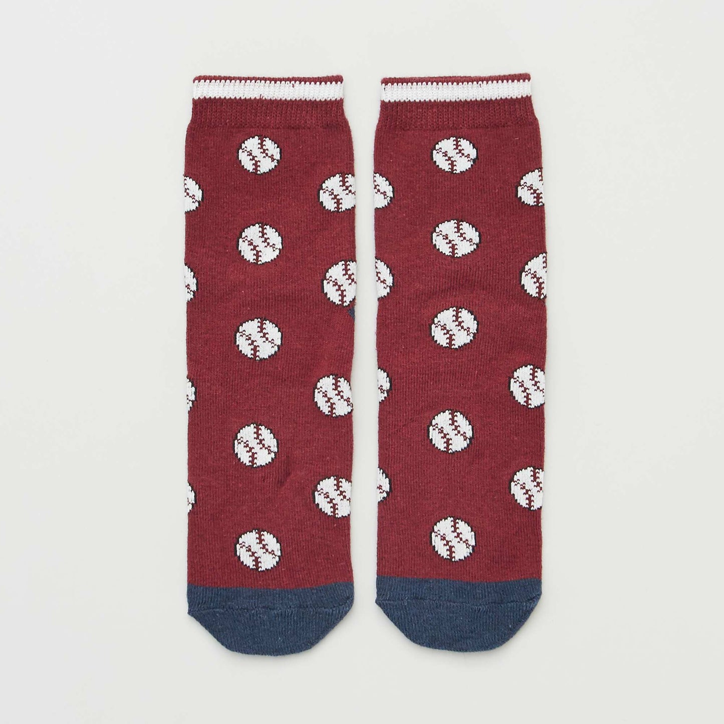 Pack of 5 pairs of sport-style socks RED