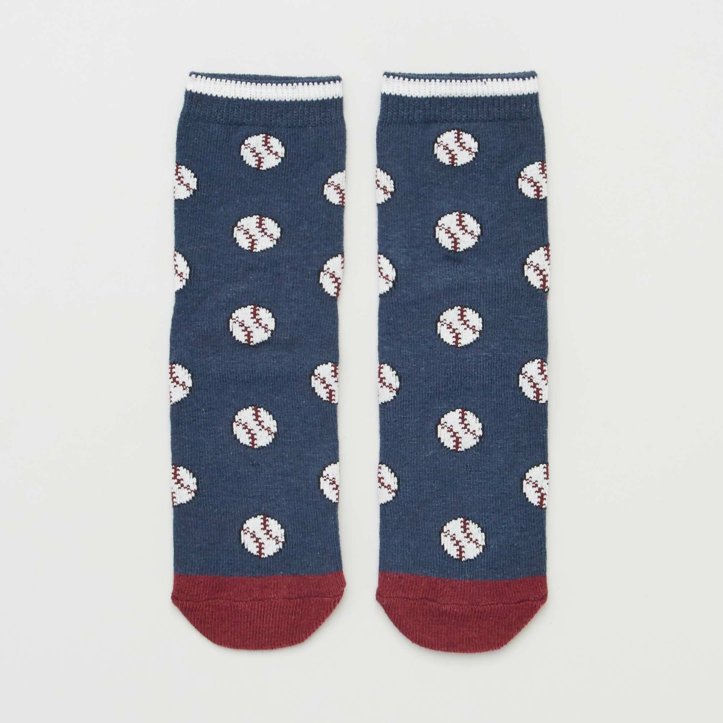 Pack of 5 pairs of sport-style socks RED