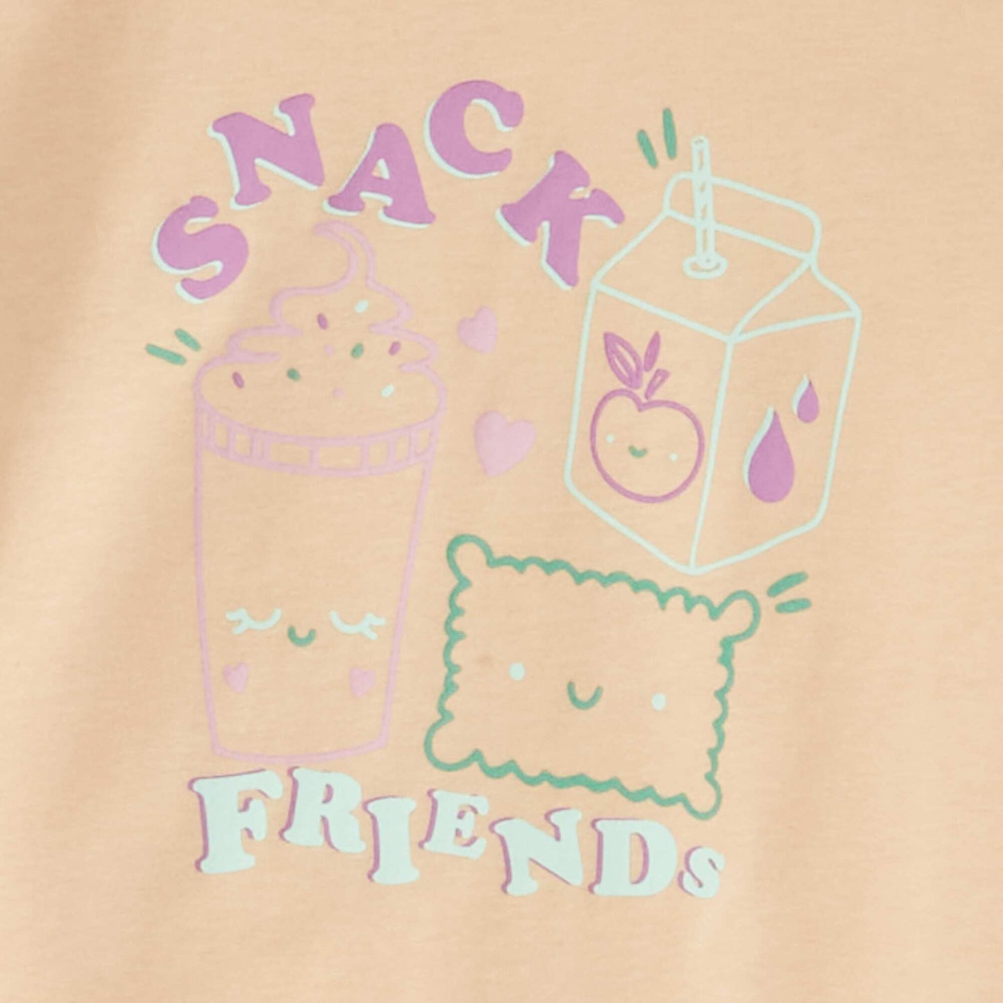 Long-sleeved T-shirt BEIG_SNACK