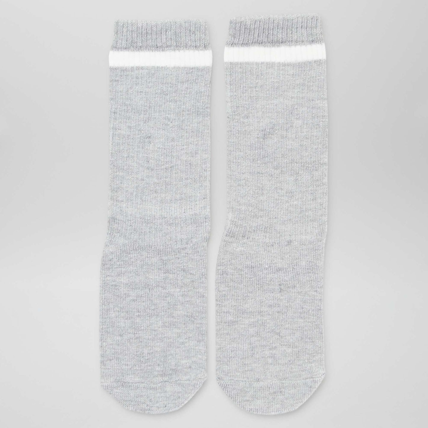 Pack of 3 pairs of long sports socks WHITE