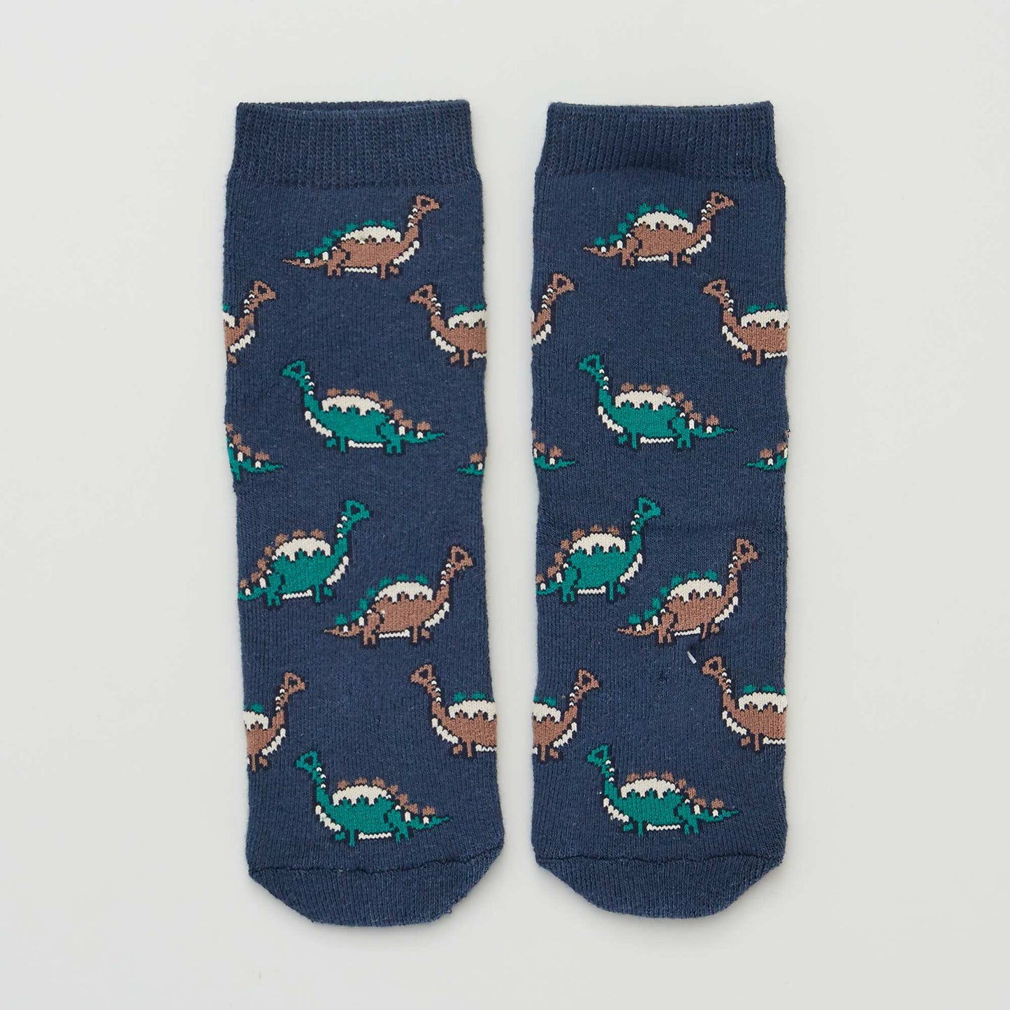 Pack of 2 pairs of dinosaur socks BLUE