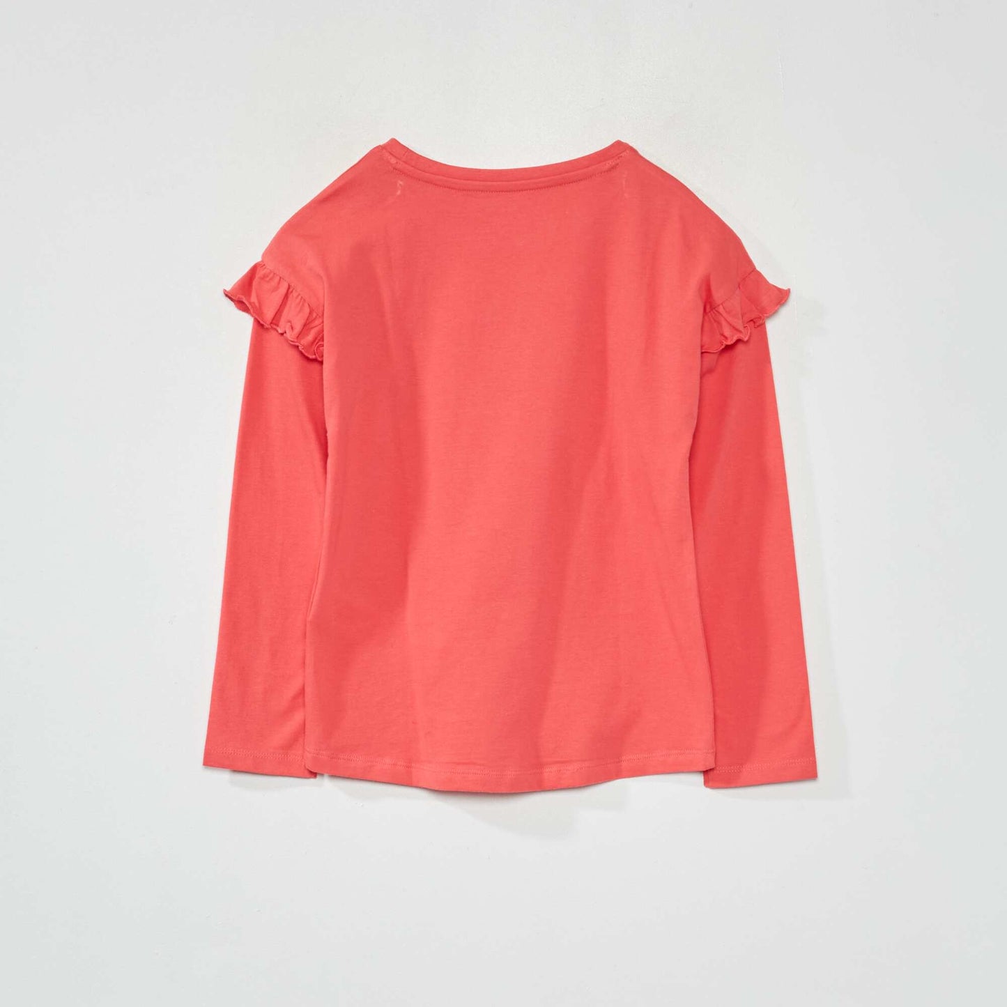 Minnie Mouse T-shirt with long ruffled sleeves PINK