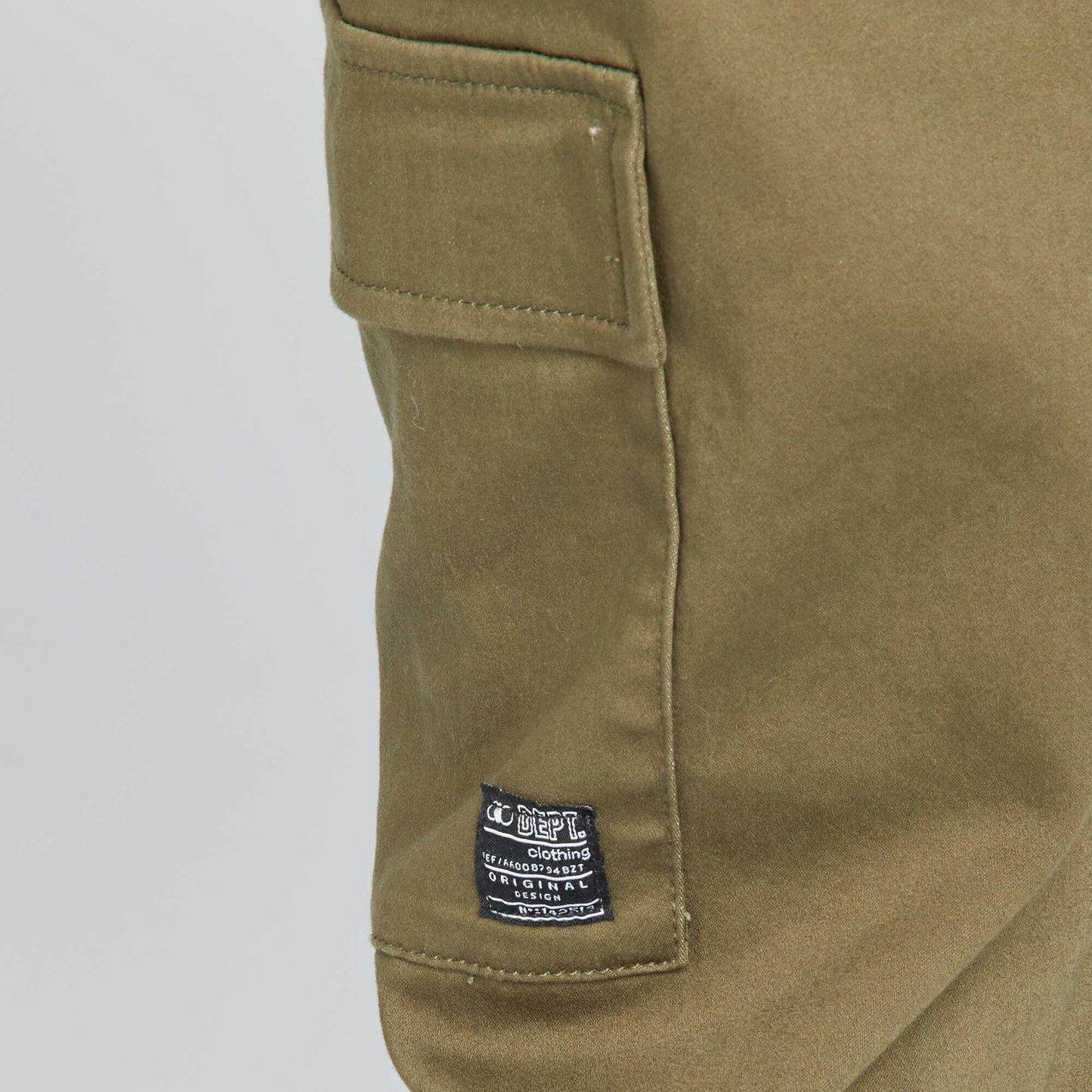 Jogger-style trousers with flap pockets KHAKI