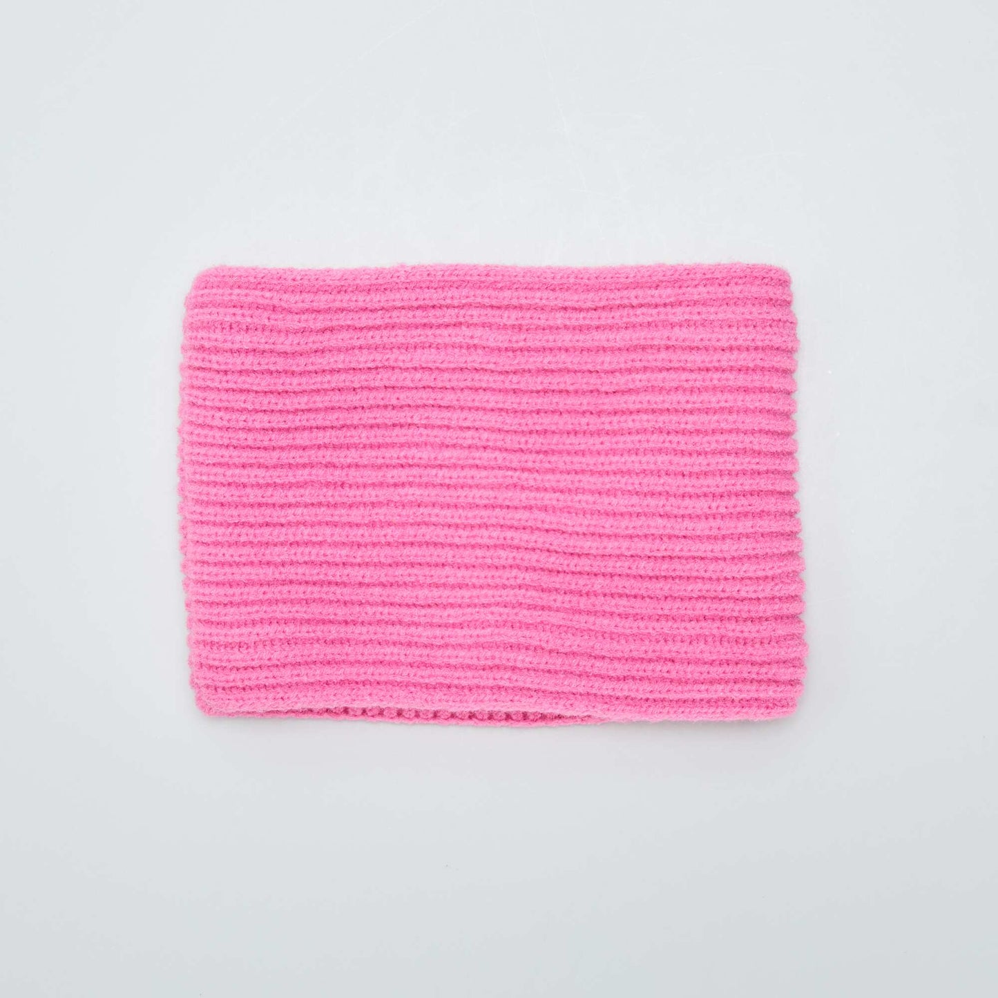 Ribbed snood BRIGHTPINK