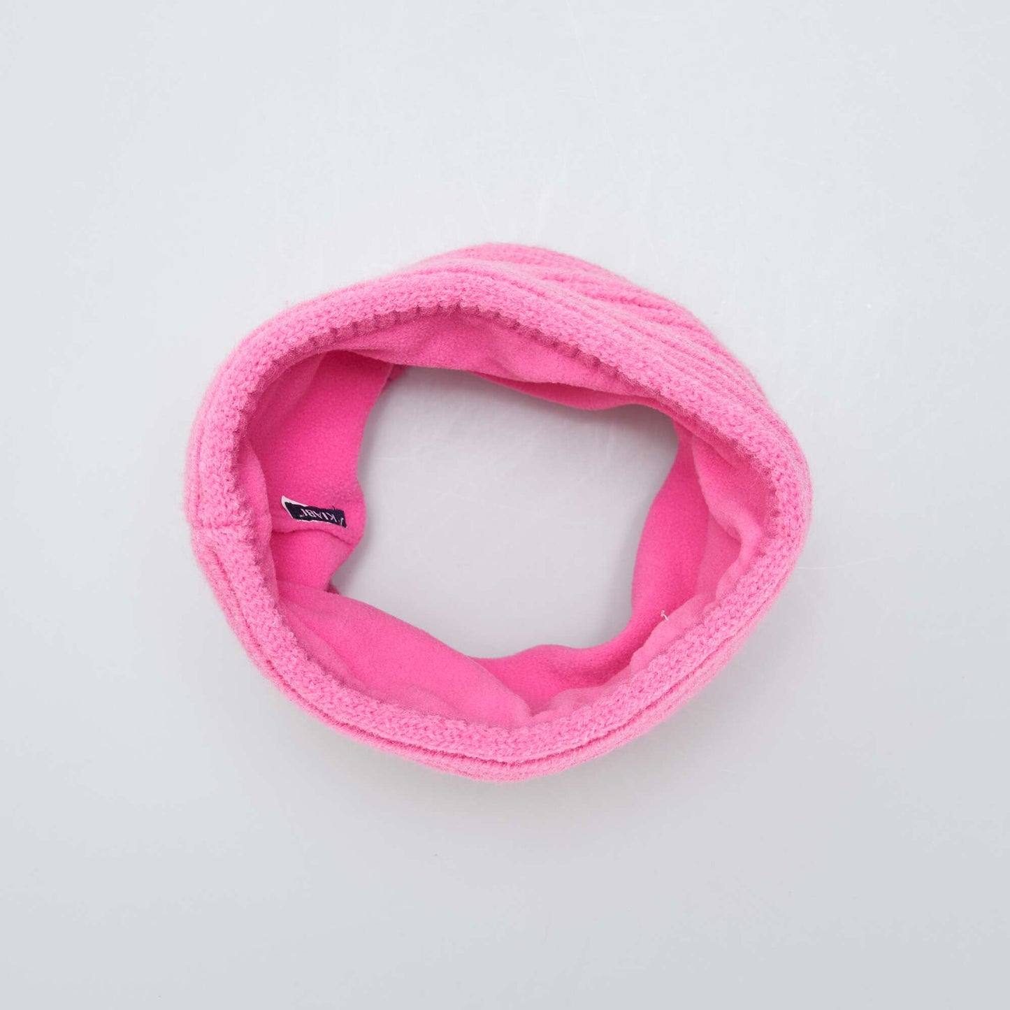 Ribbed snood BRIGHTPINK