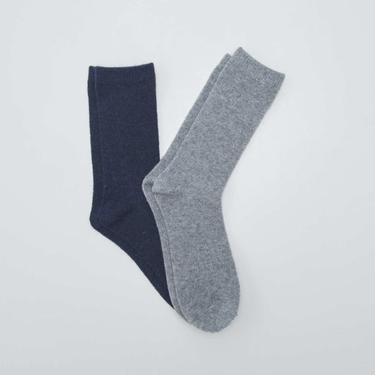 Pack of 2 pairs of socks GREY