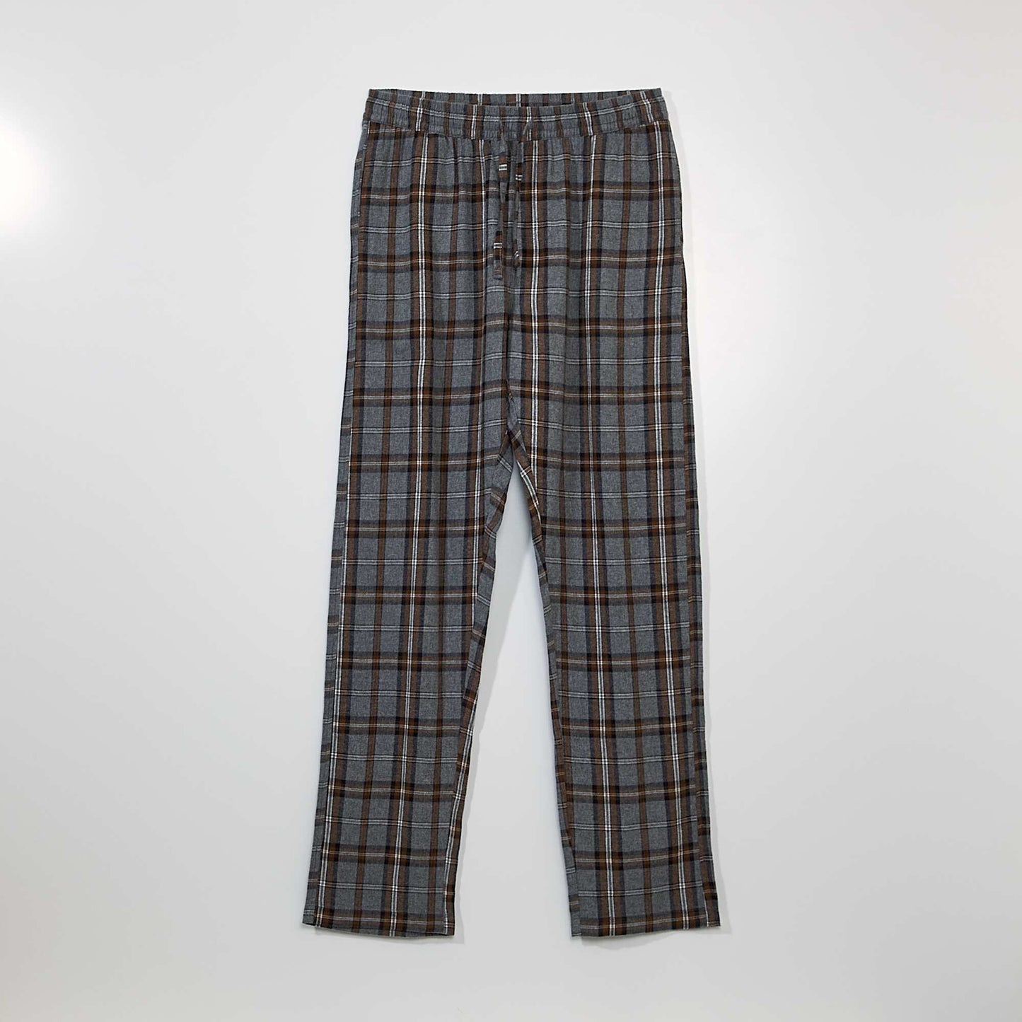Flannel loungewear bottoms KRO GRAY