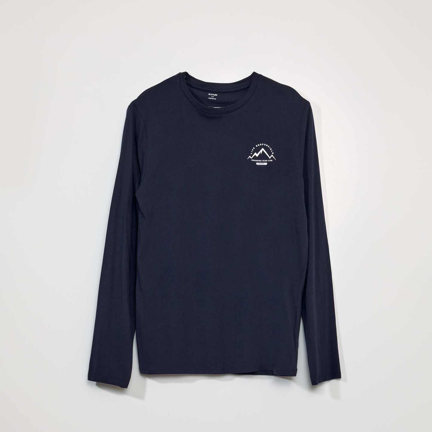 Long pyjamas - Mountain print - 2-piece set navy