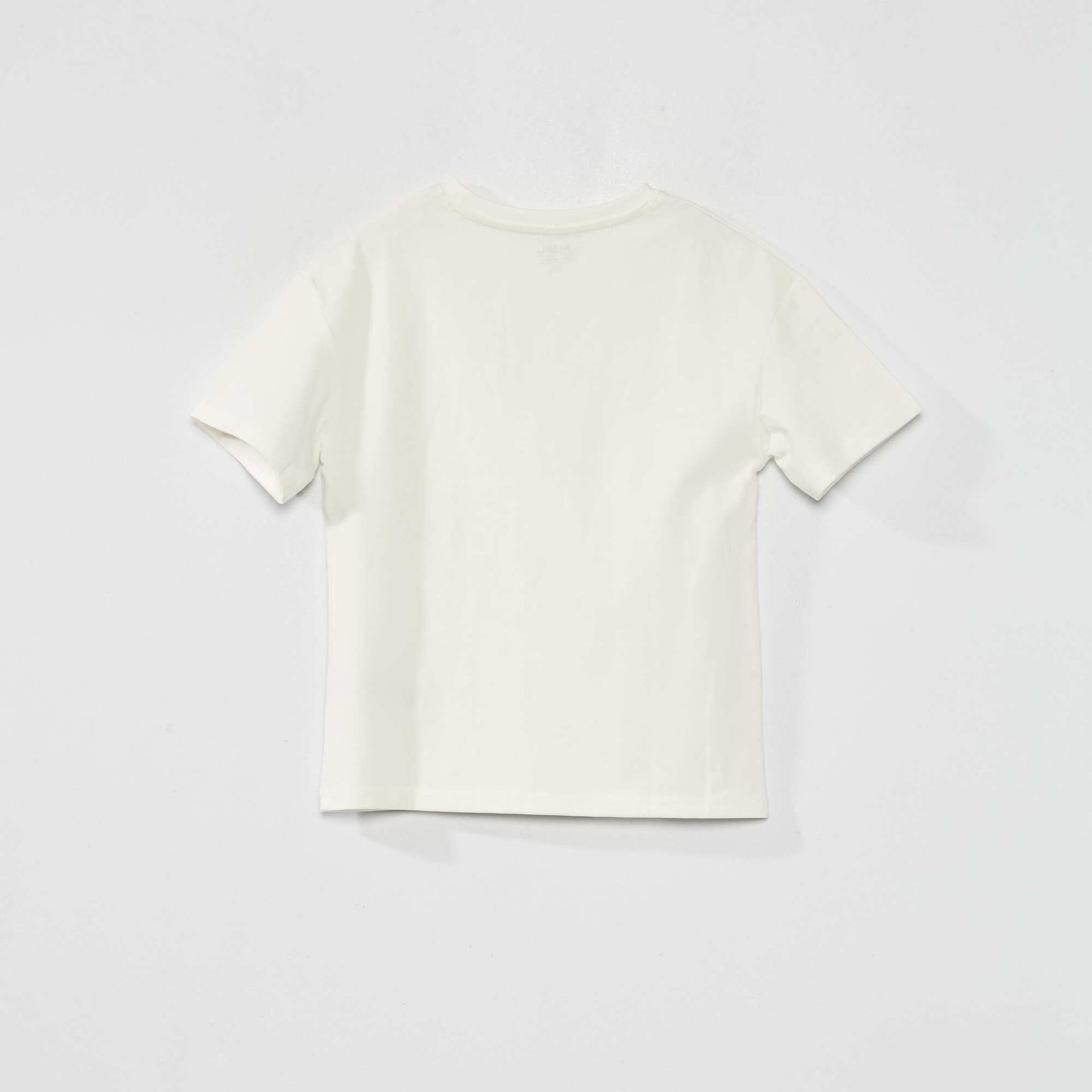 Plain jersey T-shirt White