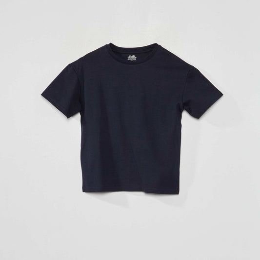 Plain jersey T-shirt SAPP BLUE