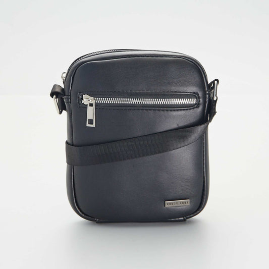 Small bag with zipped pocket BLACK