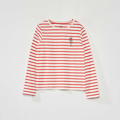 Striped T-shirt PINK