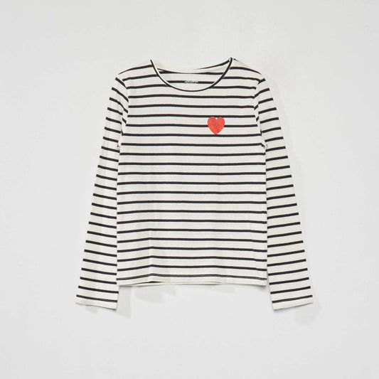 Striped T-shirt BLUE