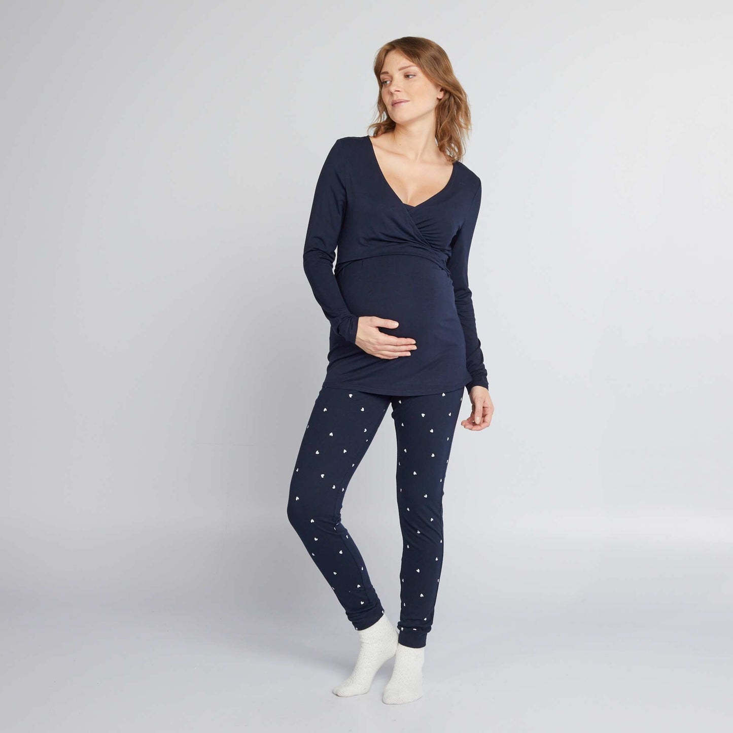 Maternity pyjamas - 2-piece set MINI_HEART