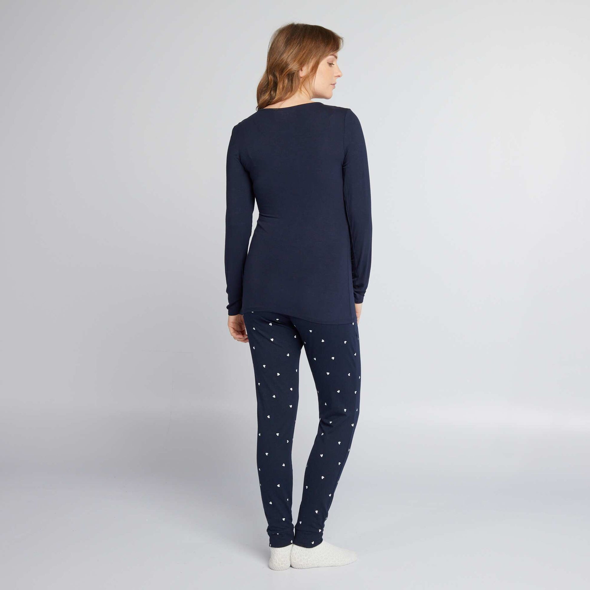 Maternity pyjamas - 2-piece set MINI_HEART