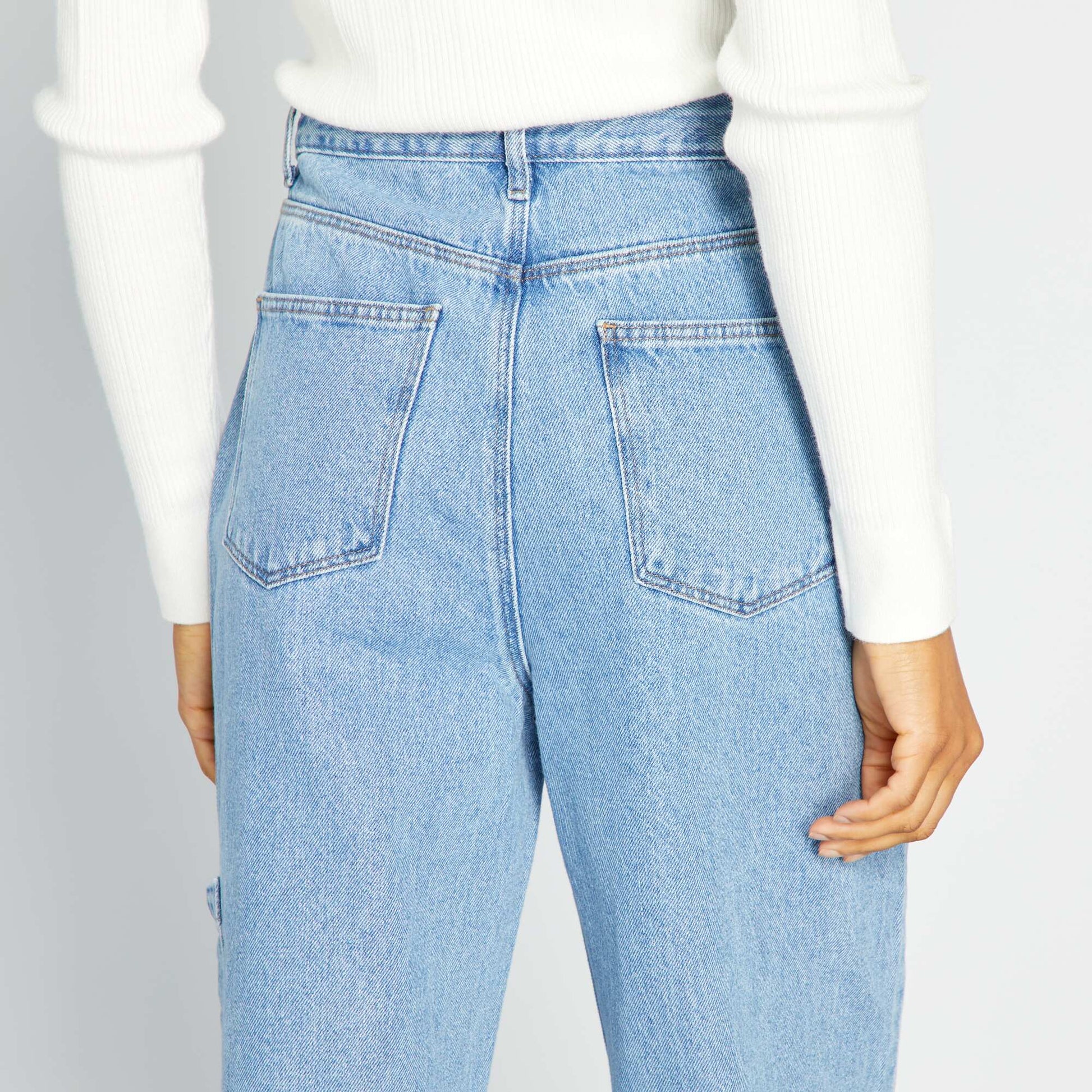 Wide-leg trousers with patch pockets DOUBLE_STO