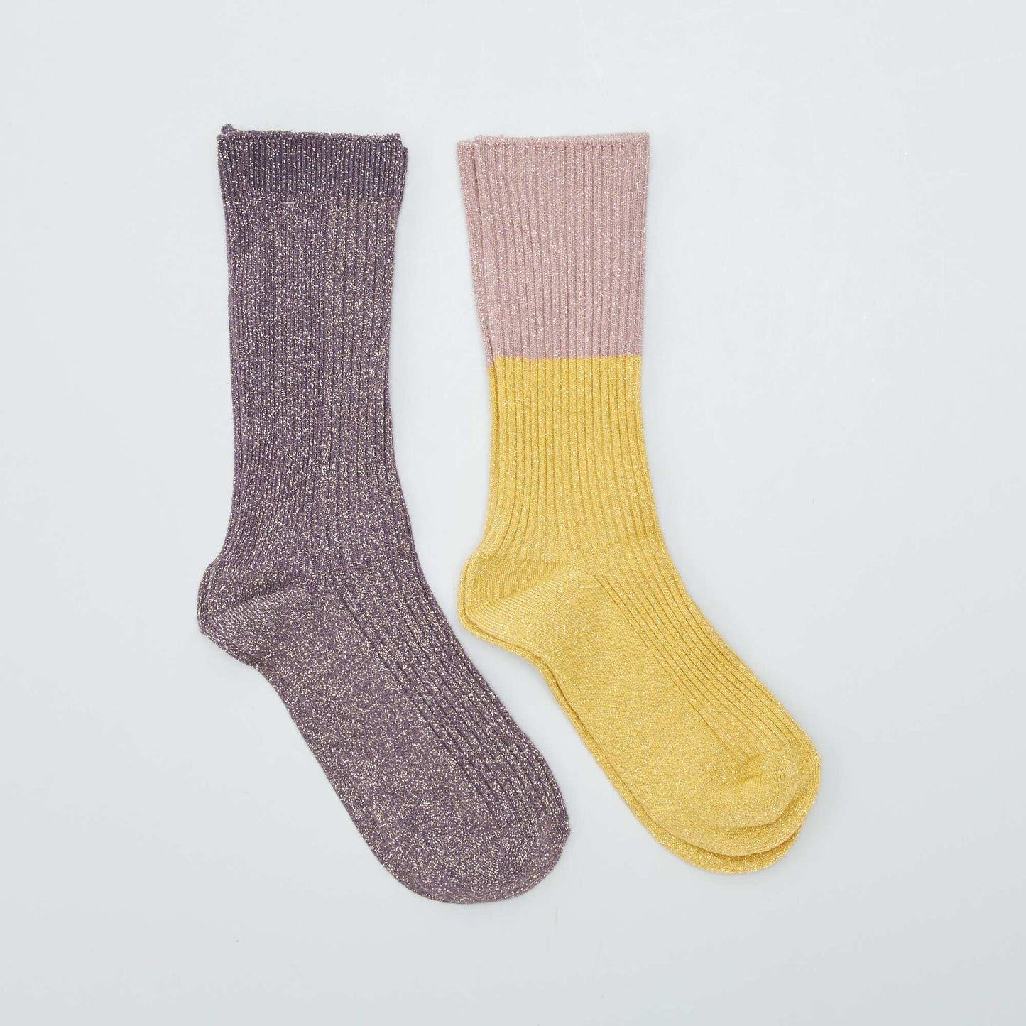 Pack of 2 pairs of socks BURGUNDY
