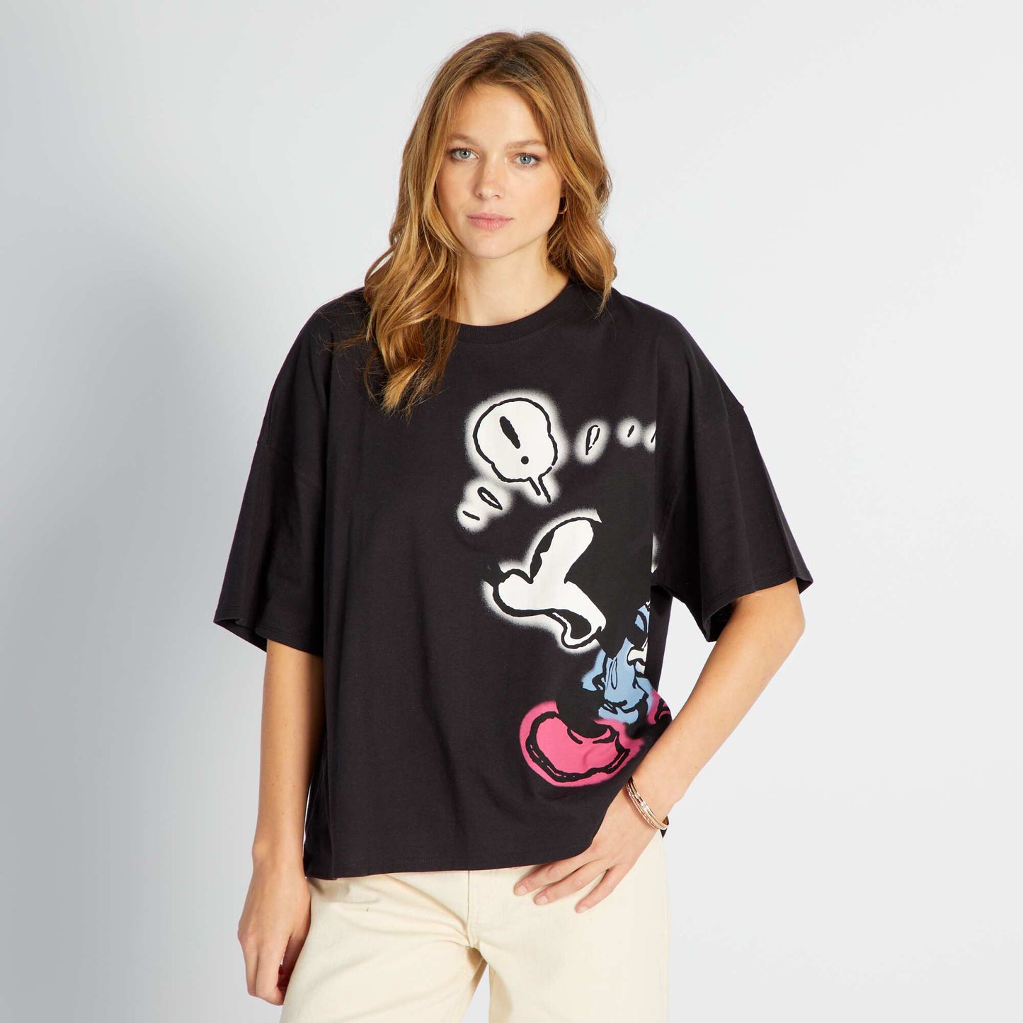 Short-sleeved Mickey Mouse T-shirt FANTASIZED