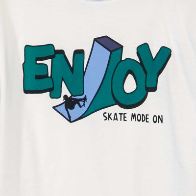 تي شيرت "تزلج" بأكمام طويلة ENJOY_SKAT