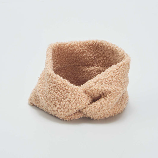 Sherpa headband BEIGE6