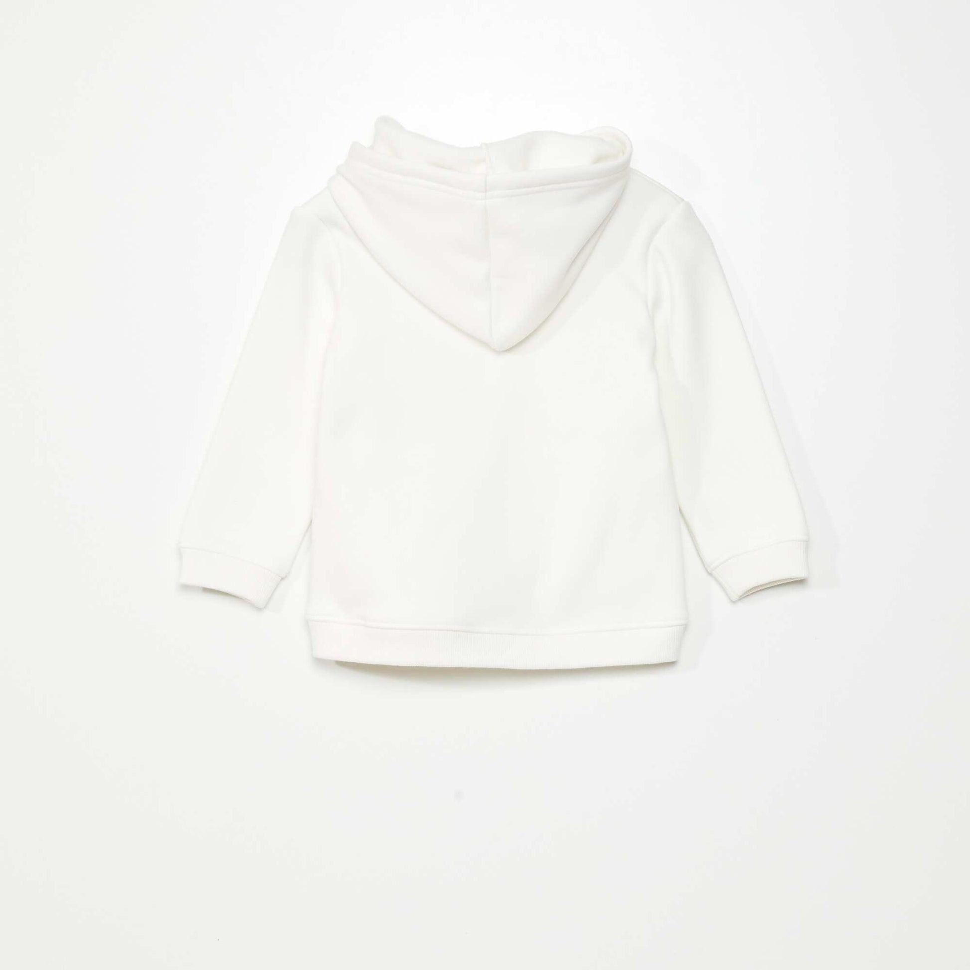 Sweatshirt with fancy pocket - Super warm White