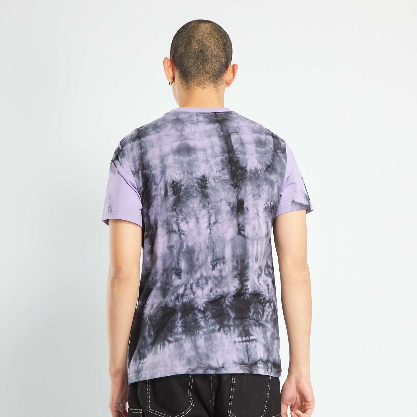 Tie-dye jersey T-shirt PURPLE ACE