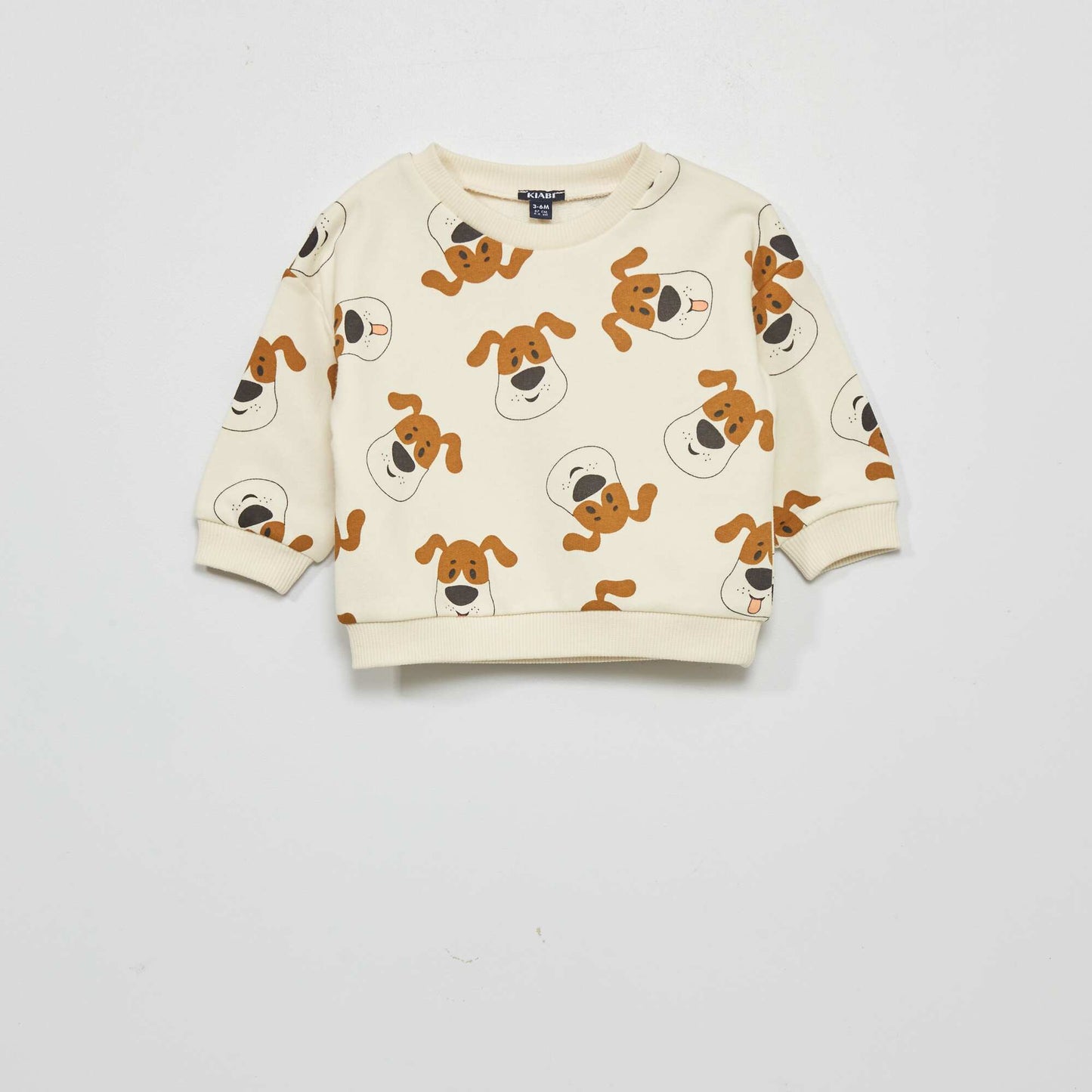 Dog sweatshirt fabric sweater WHITE