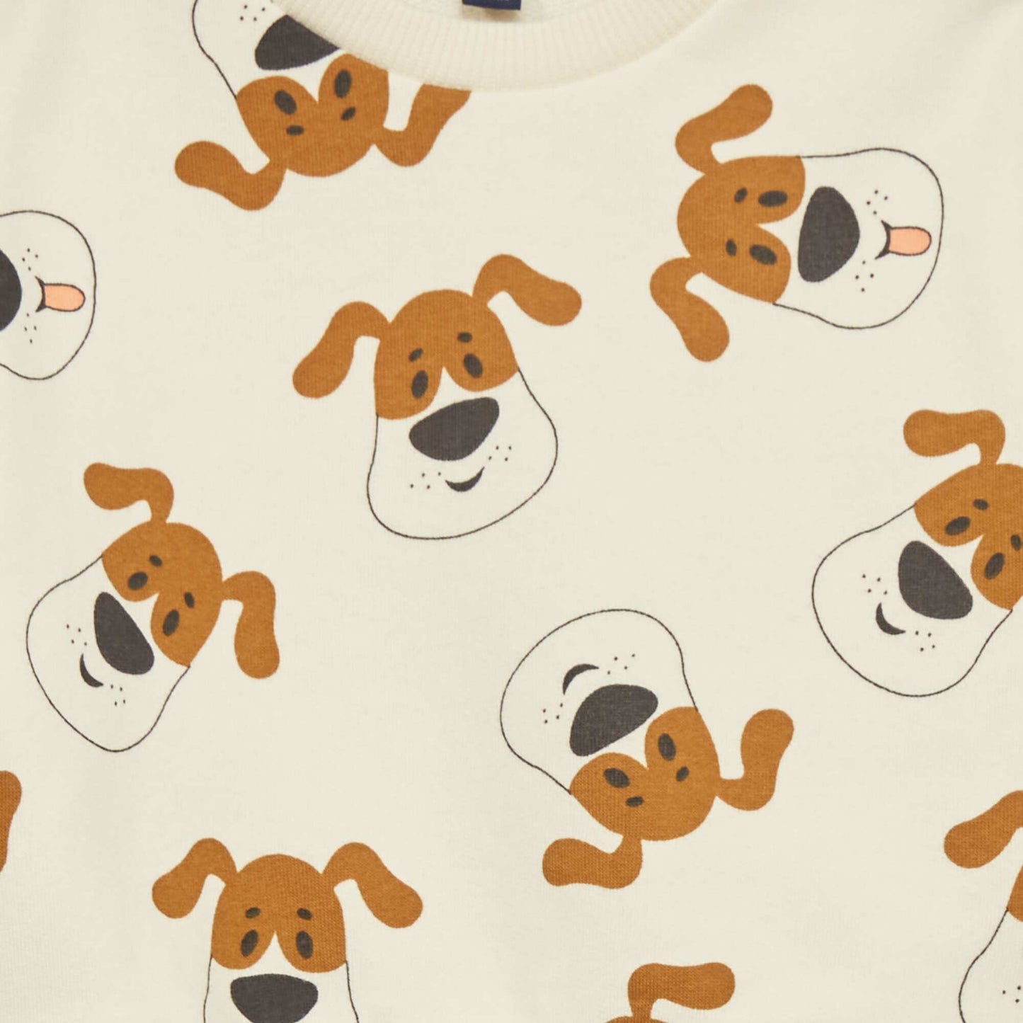 Dog sweatshirt fabric sweater WHITE