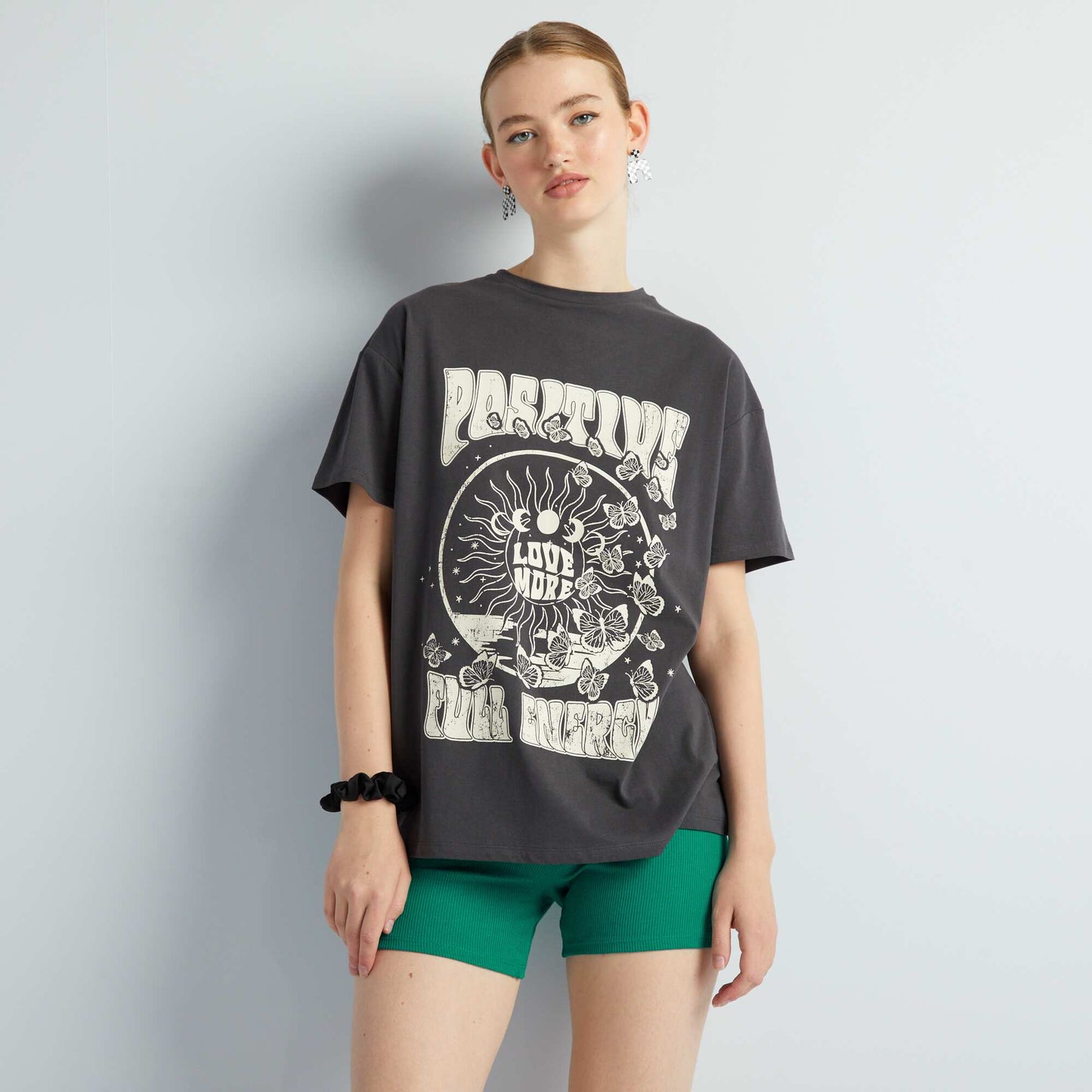 Oversized printed T-shirt DARKPOSITI