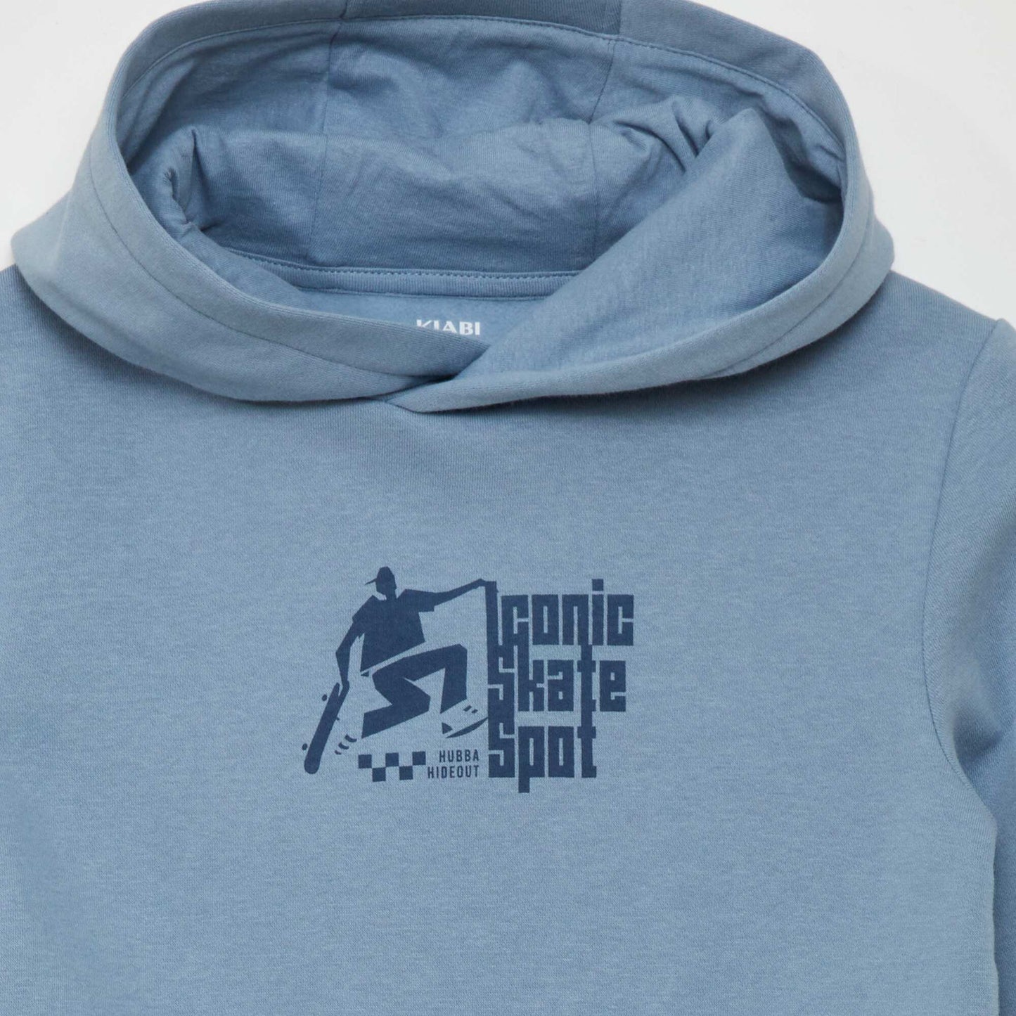 Sweatshirt fabric hoodie BLUE