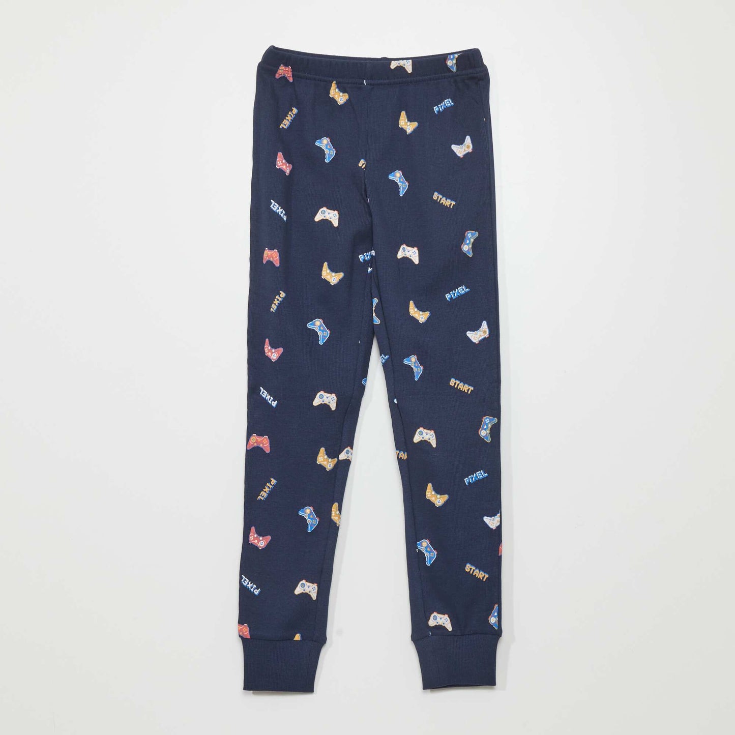 Long pyjamas with all-over print BLUE