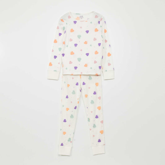 T-shirt + trousers pyjama set - Two-piece set PINK