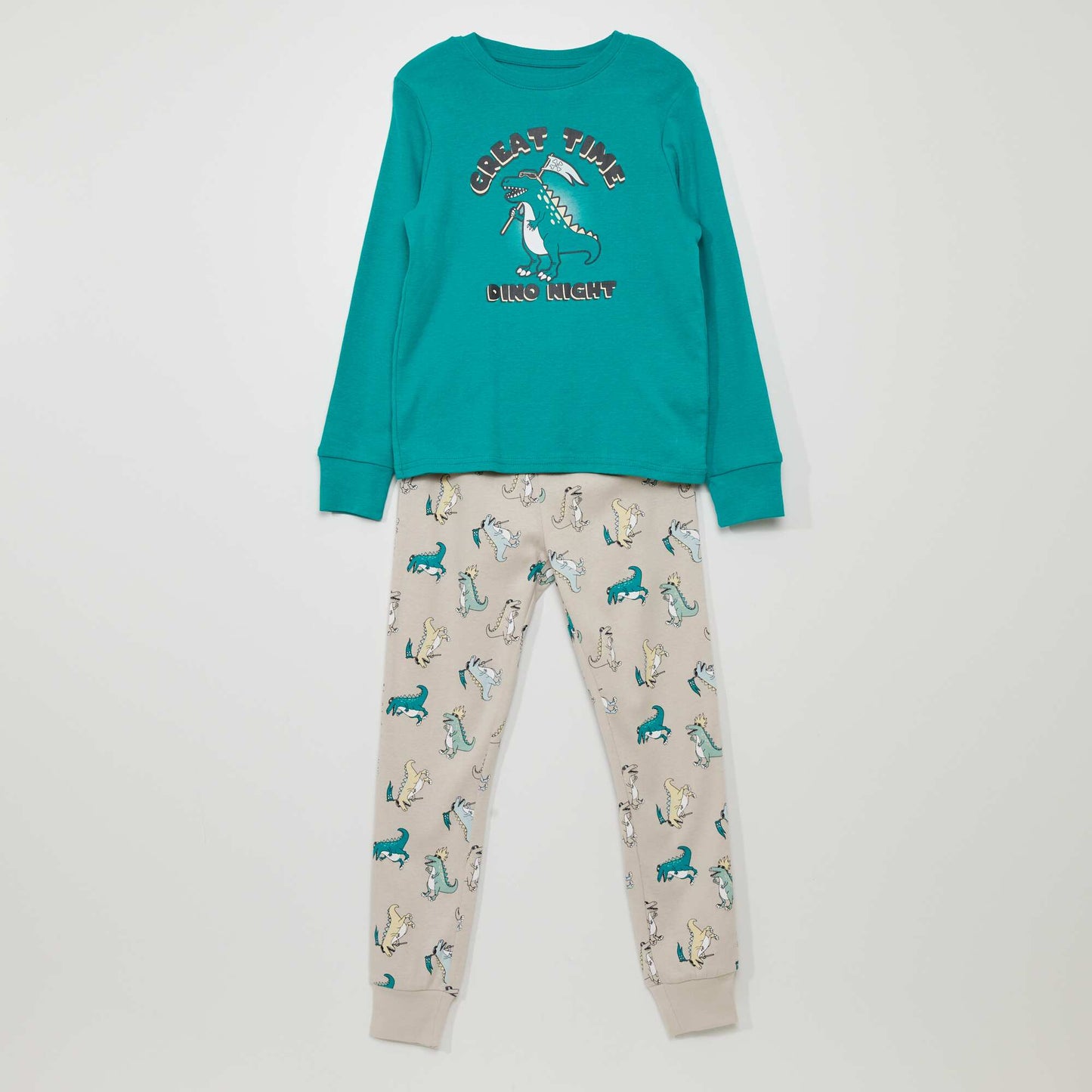 T-shirt + trousers pyjama set - Two-piece set GREEN