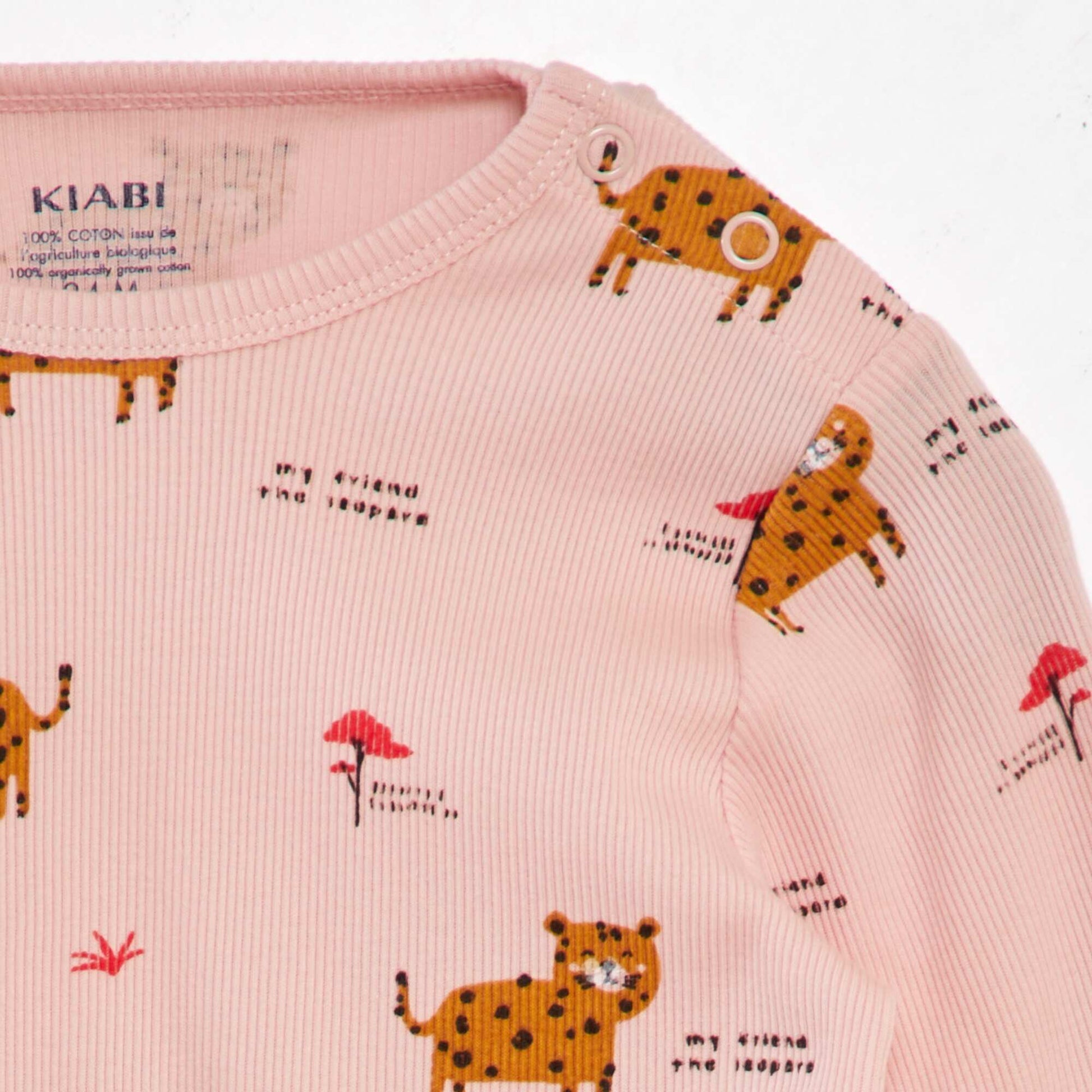 Ribbed pyjama set - 2-piece set PINK
