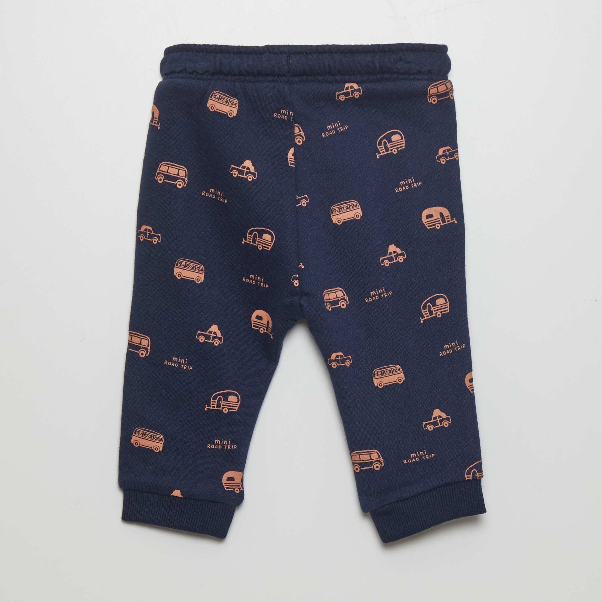 Patterned joggers BLUE