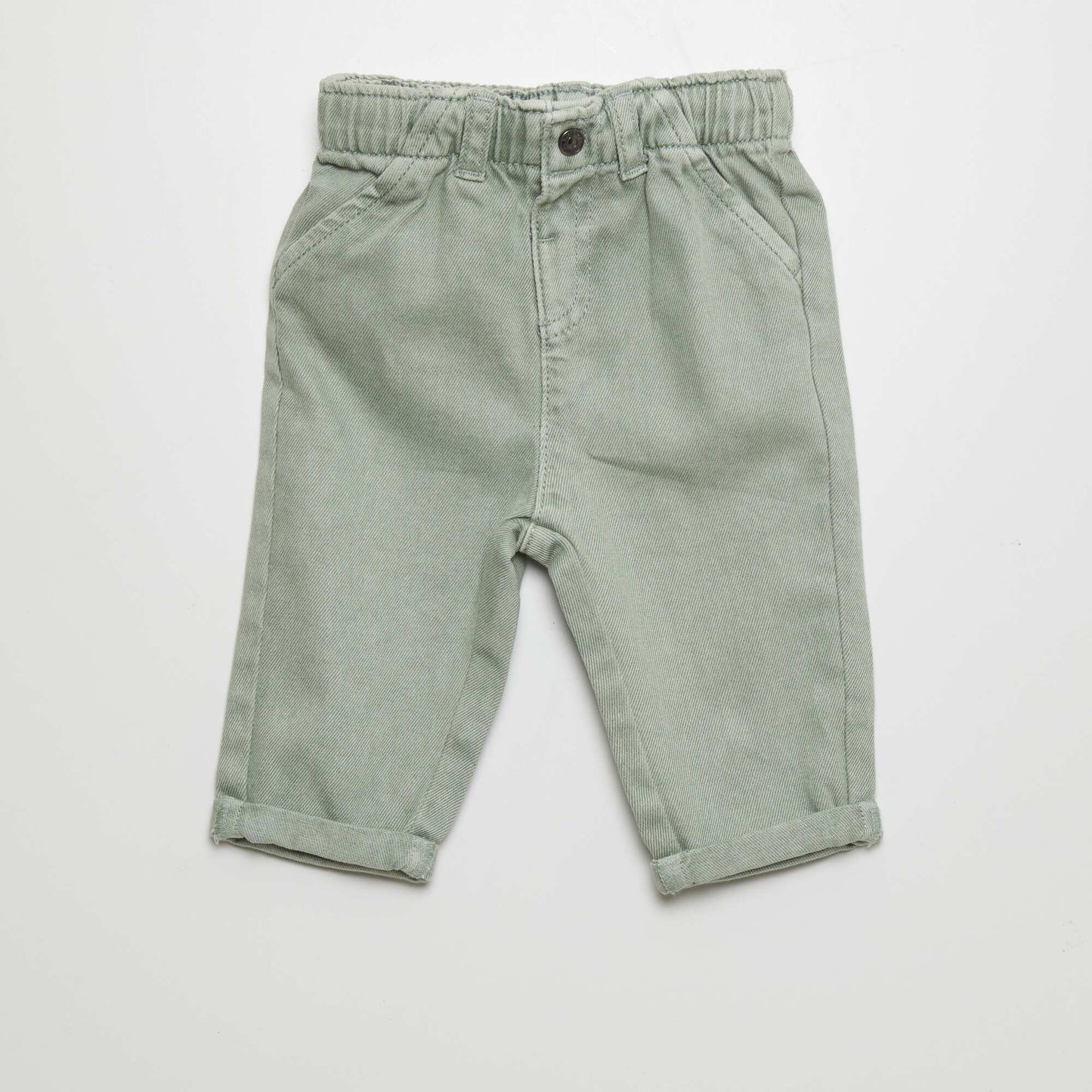 Paper bag style trousers GREEN