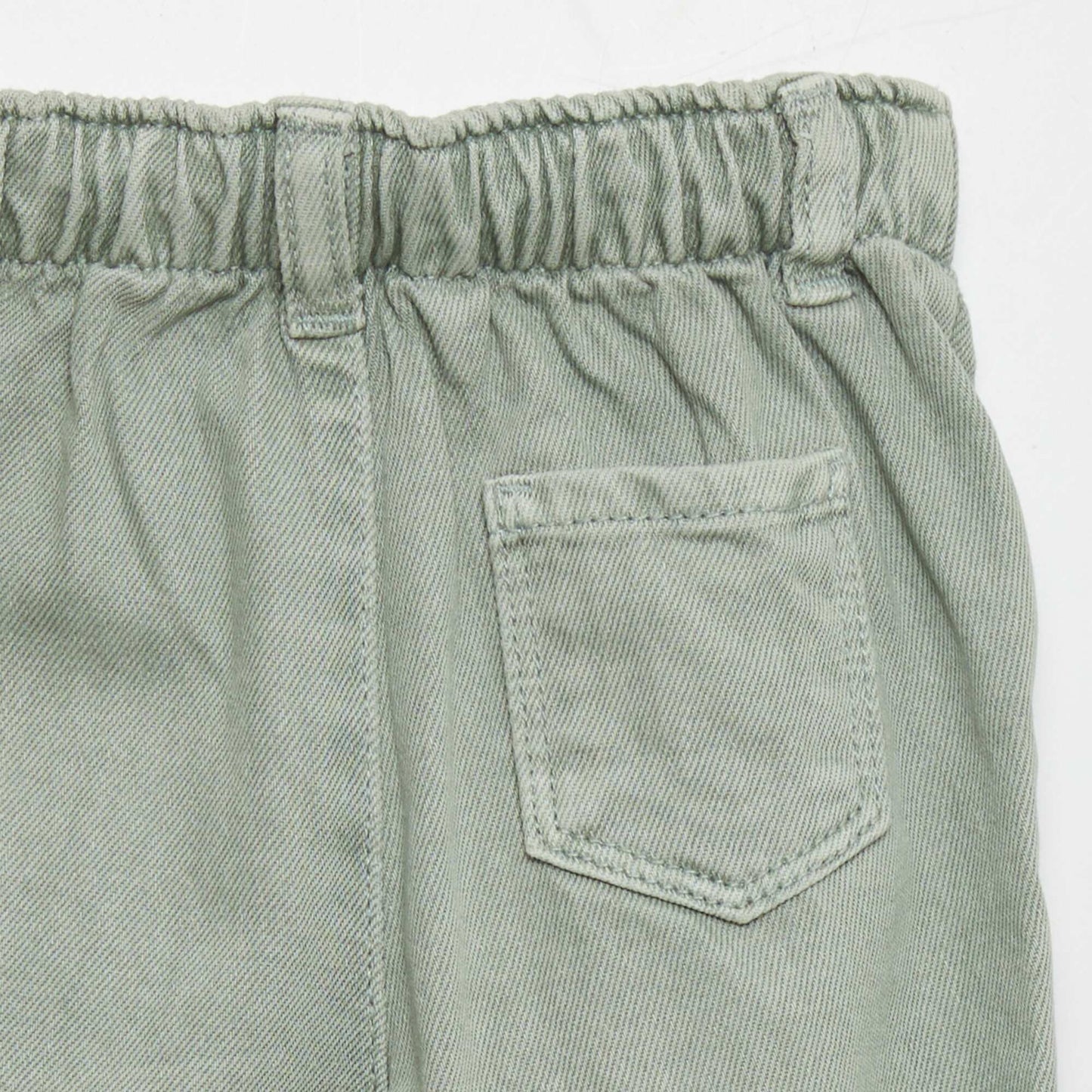 Paper bag style trousers GREEN