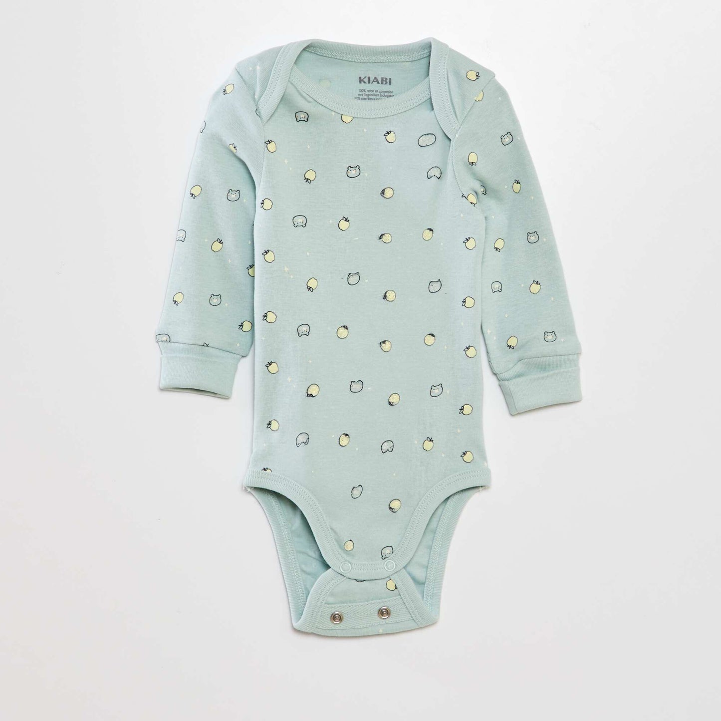 Pack of long-sleeved bodysuits BLUE