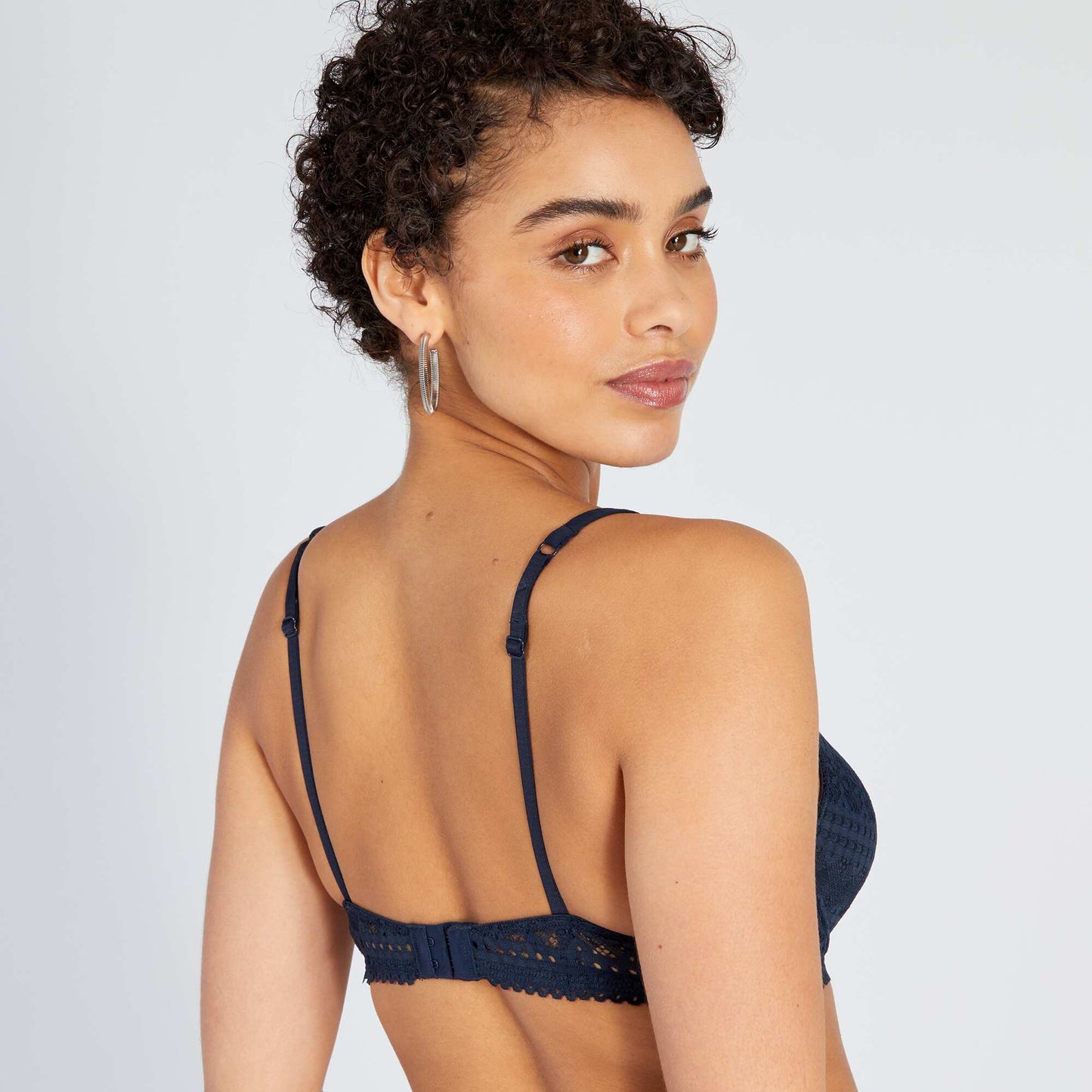 Lace push-up bra SAPP BLUE