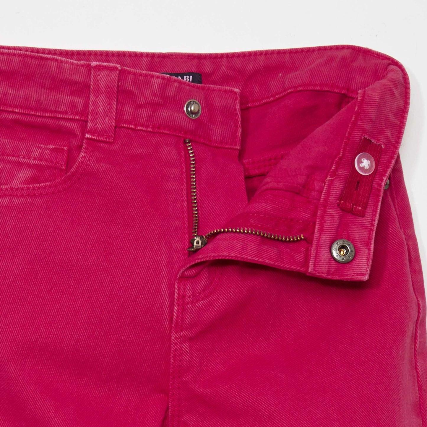 High-rise wide-leg jeans PINK