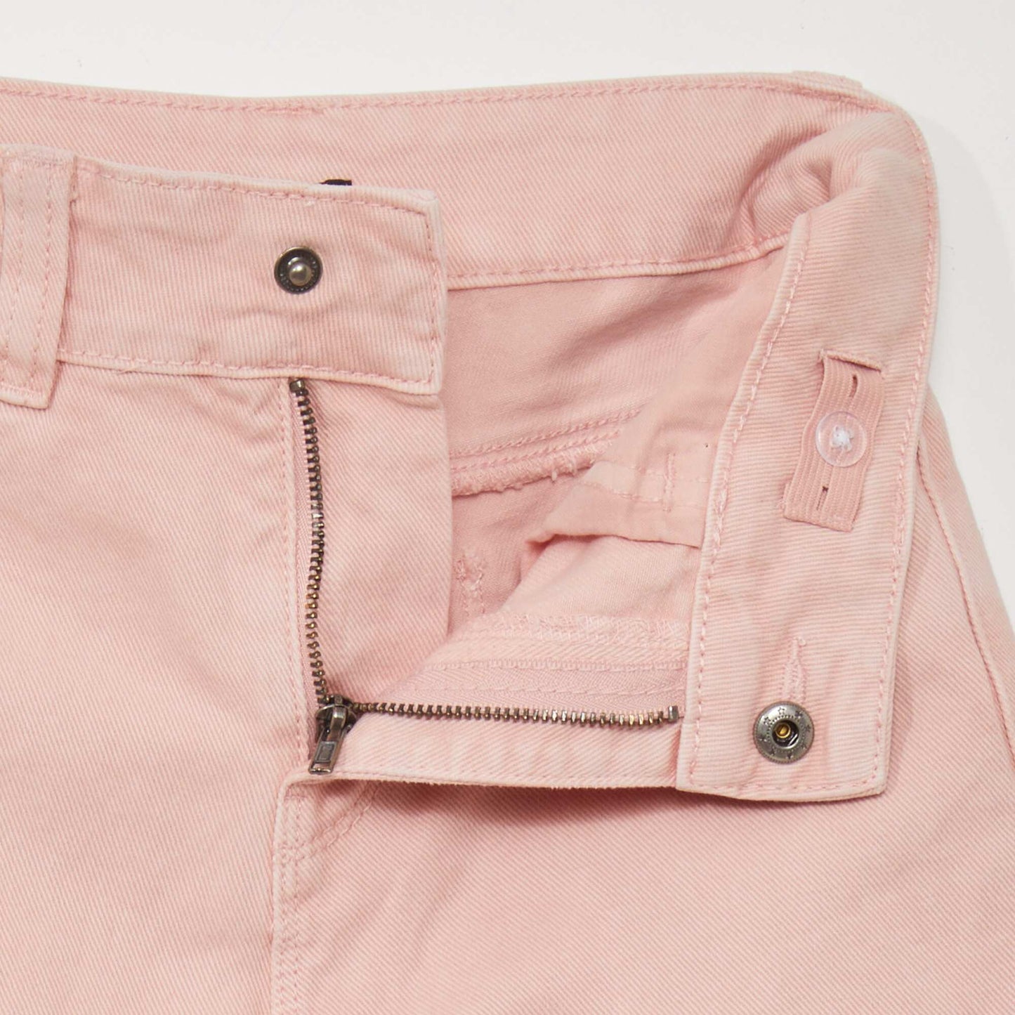 High-rise wide-leg jeans PINK