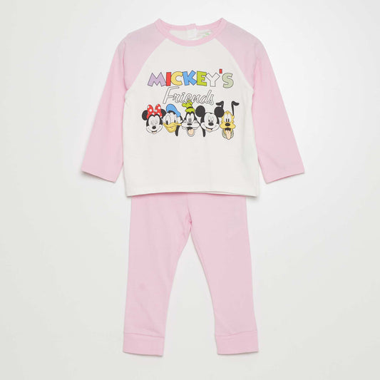 'Disney' pyjama T-shirt + bottoms set - 2-piece set BEIGE