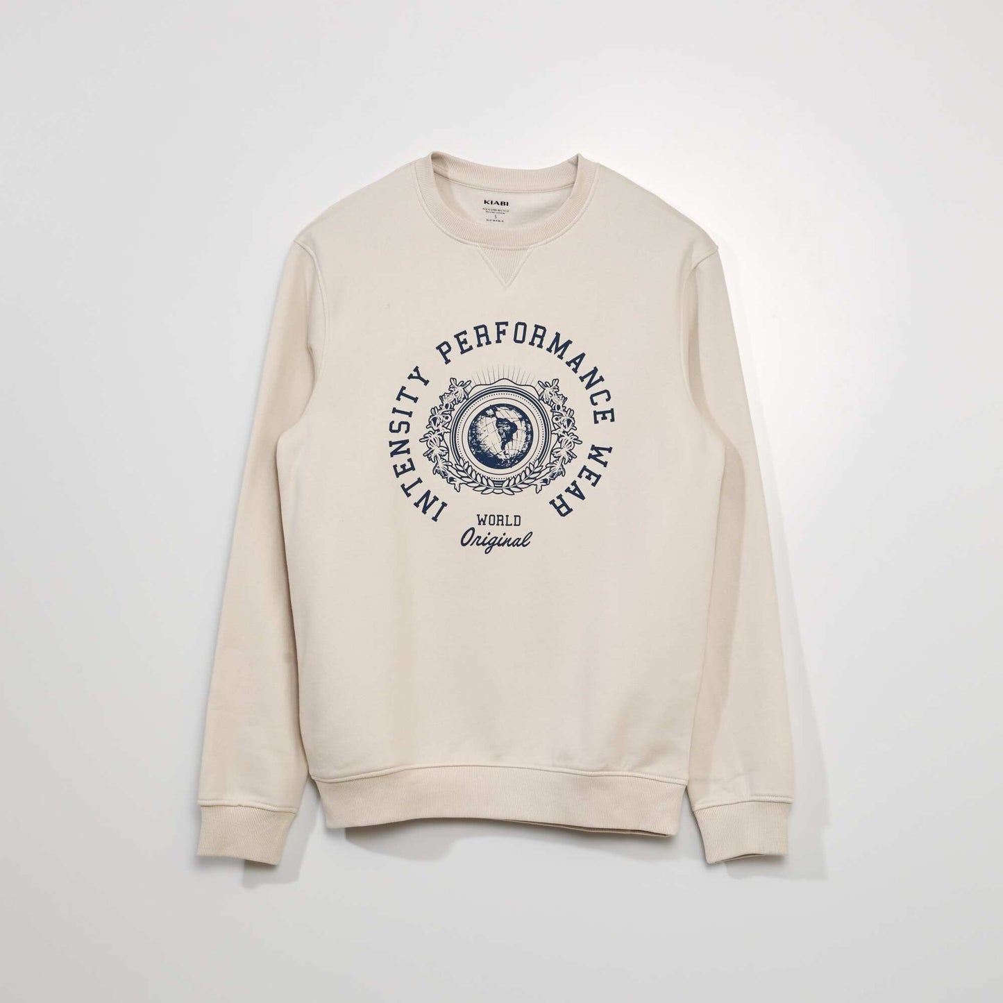 Printed sweatshirt BEIGE
