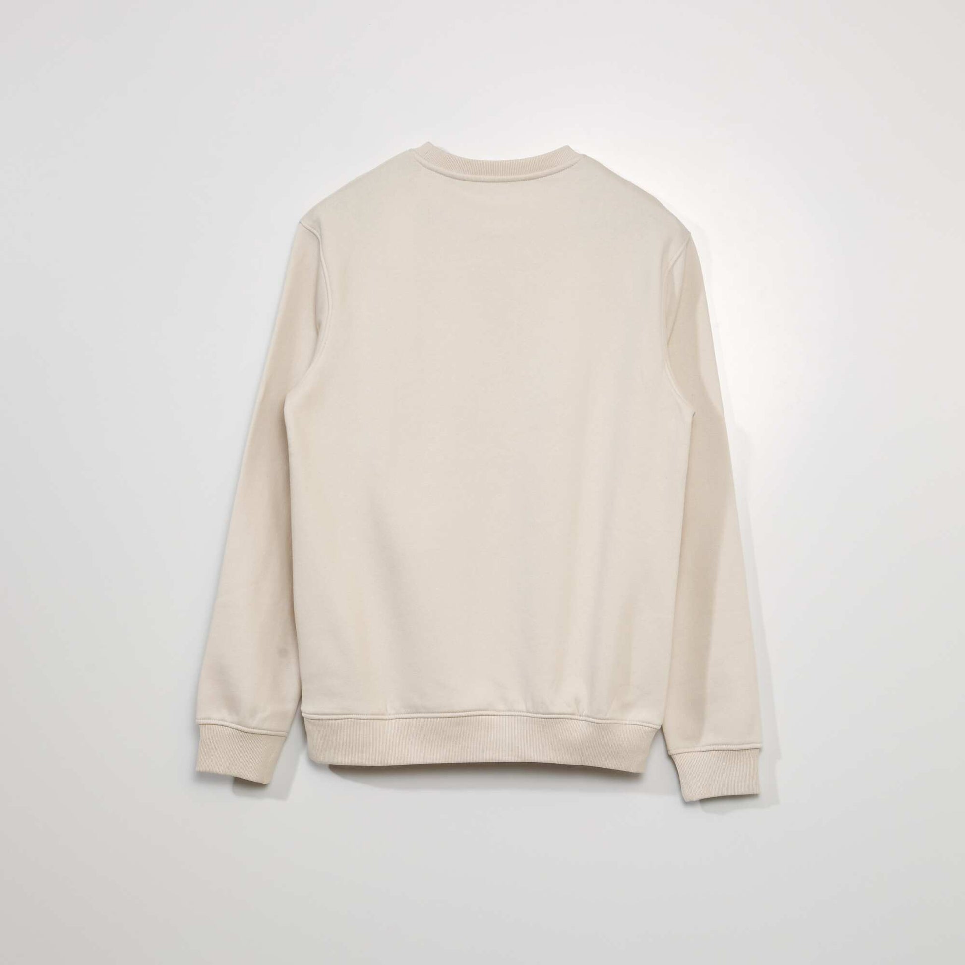 Printed sweatshirt BEIGE