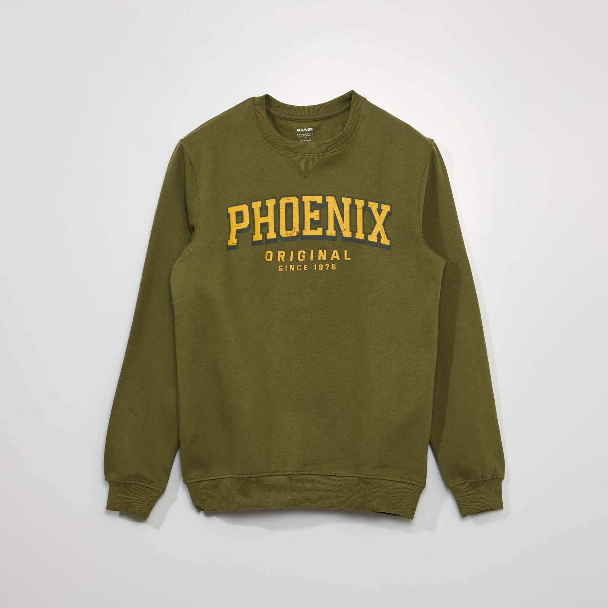 Printed sweatshirt KHAKI
