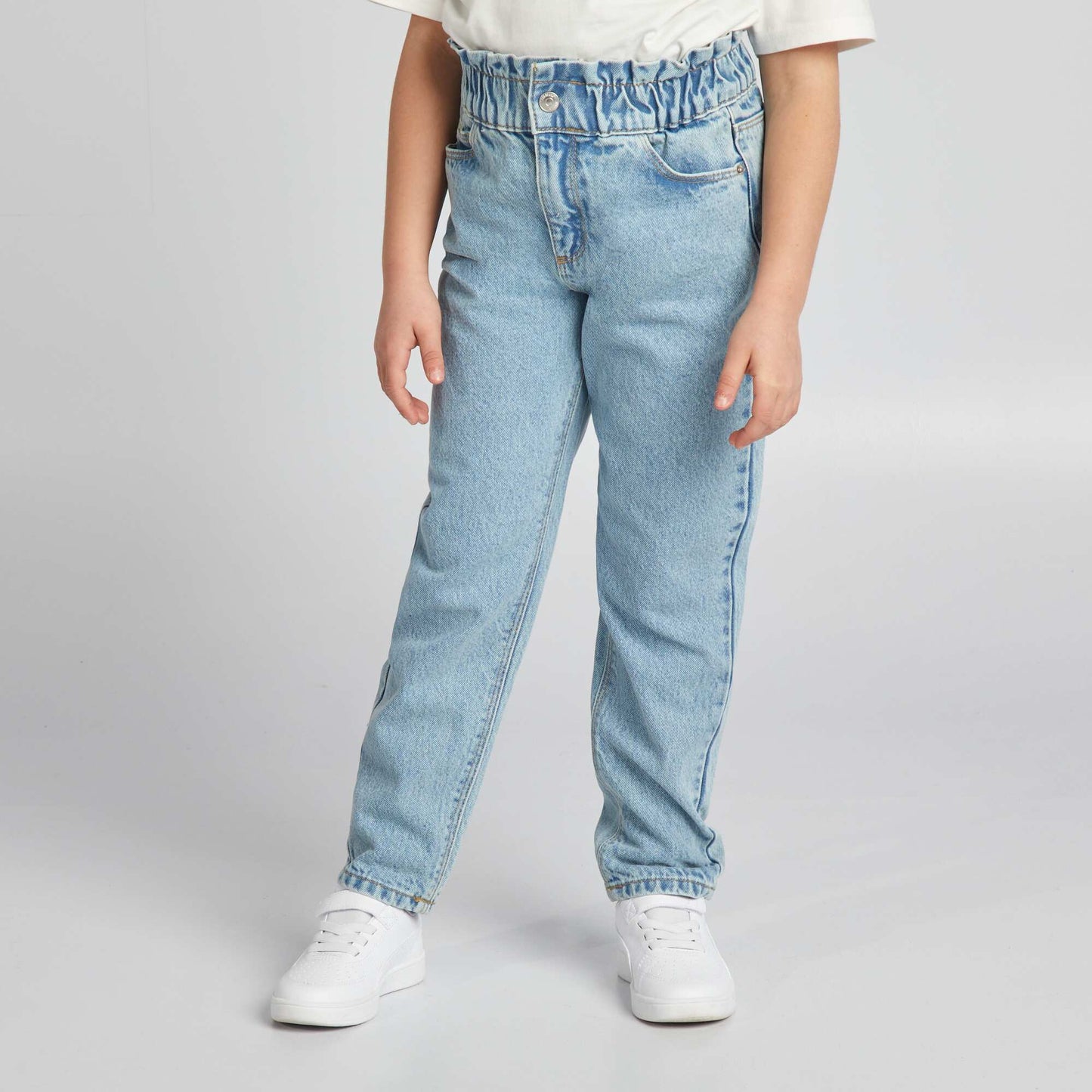 Paperbag jeans BLUE